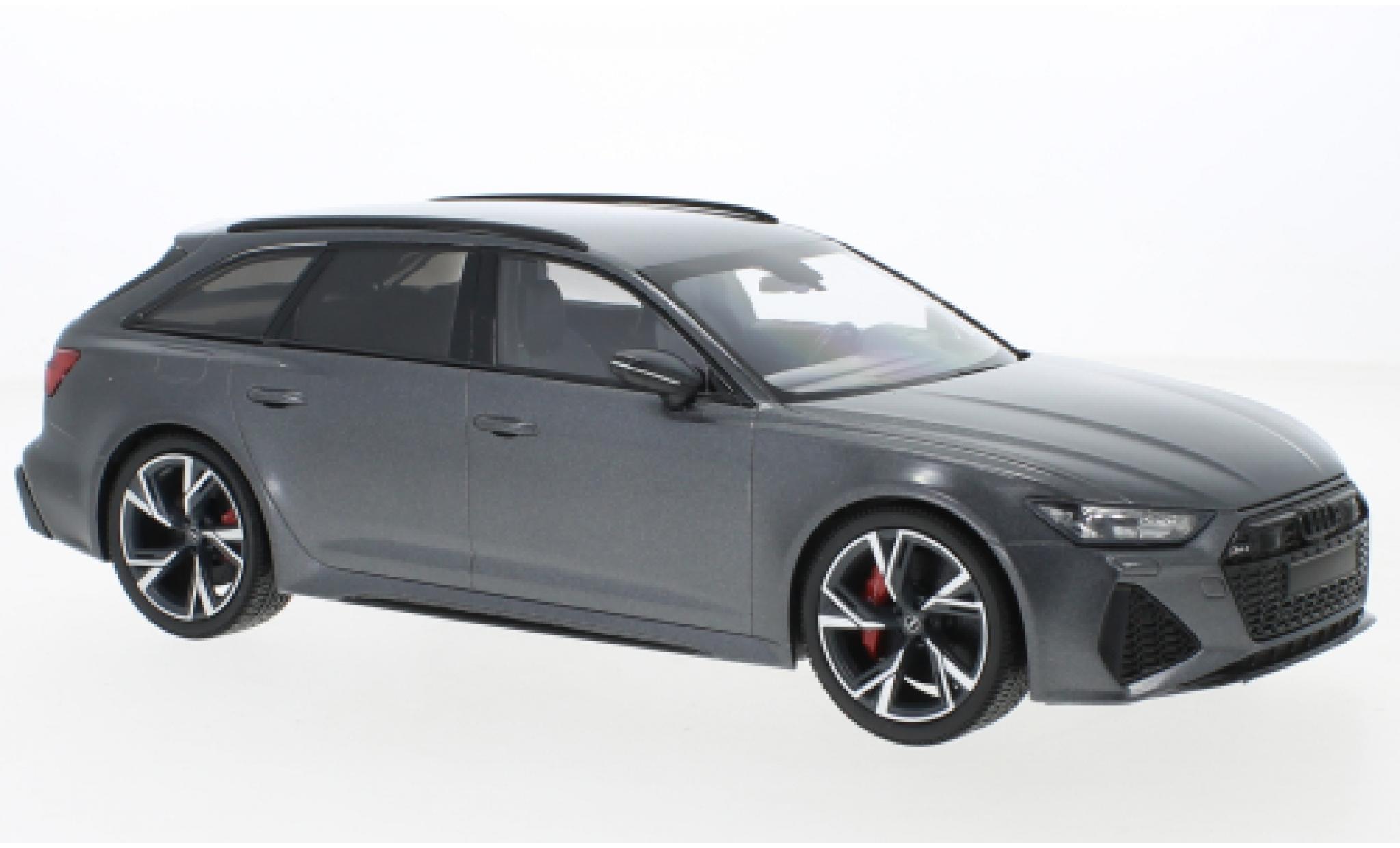 Audi RS6 1/18 Minichamps Avant grijs mat 2019 modelauto