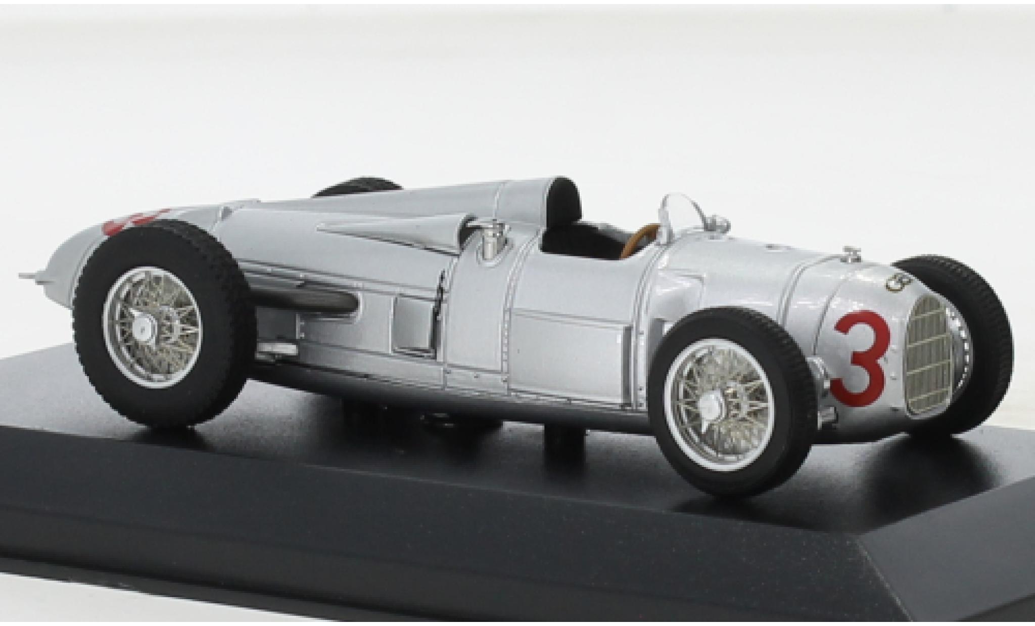 Auto Union Typ A 1/43 Minichamps Long Tail No.3 ADAC Course du Eifel 1934 modelauto