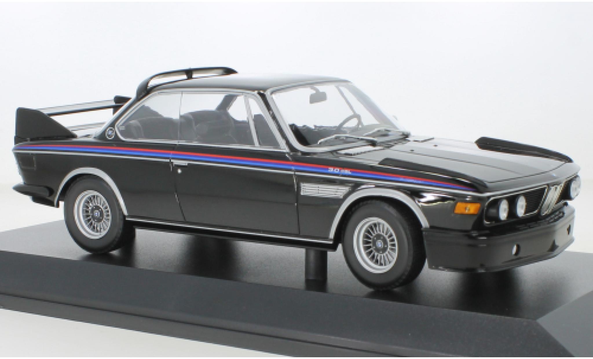 Bmw 3.0 1/18 Minichamps CSL zwart 1973 modelauto