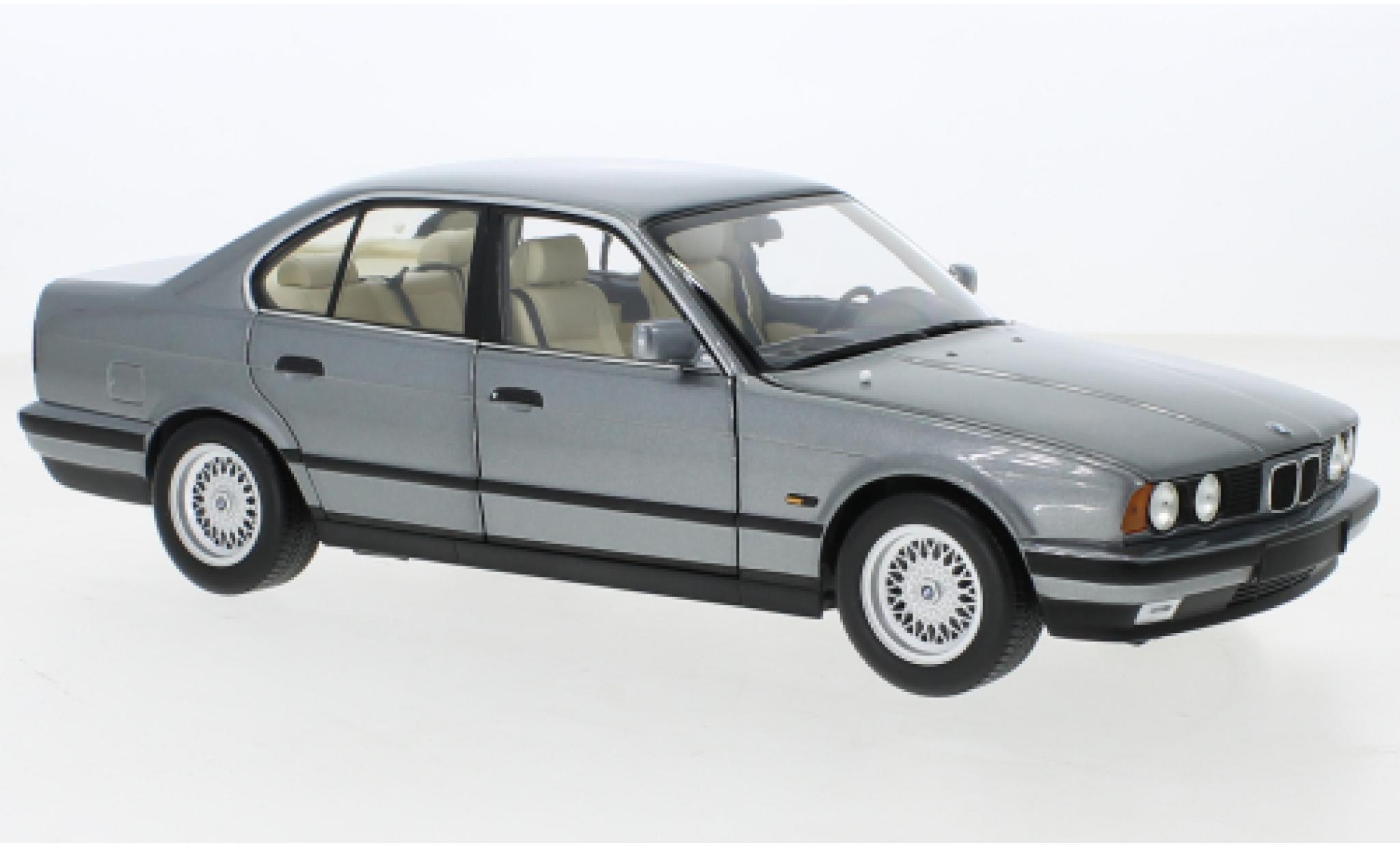 Bmw 535 1/18 Minichamps i (E34) metallic grijs 1988 modelauto