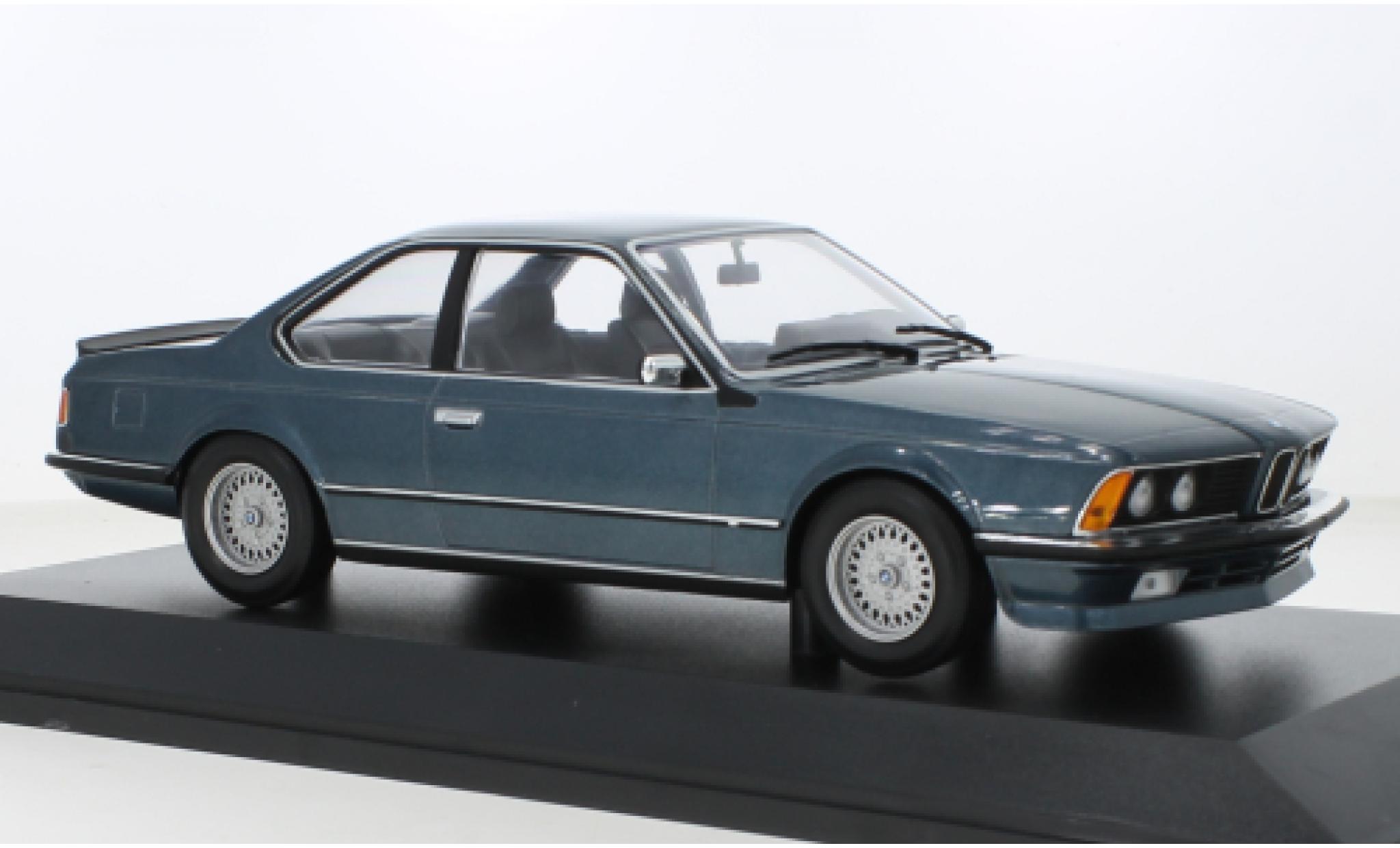 Bmw 635 1/18 Minichamps CSI metallic turquoise 1982 modelauto