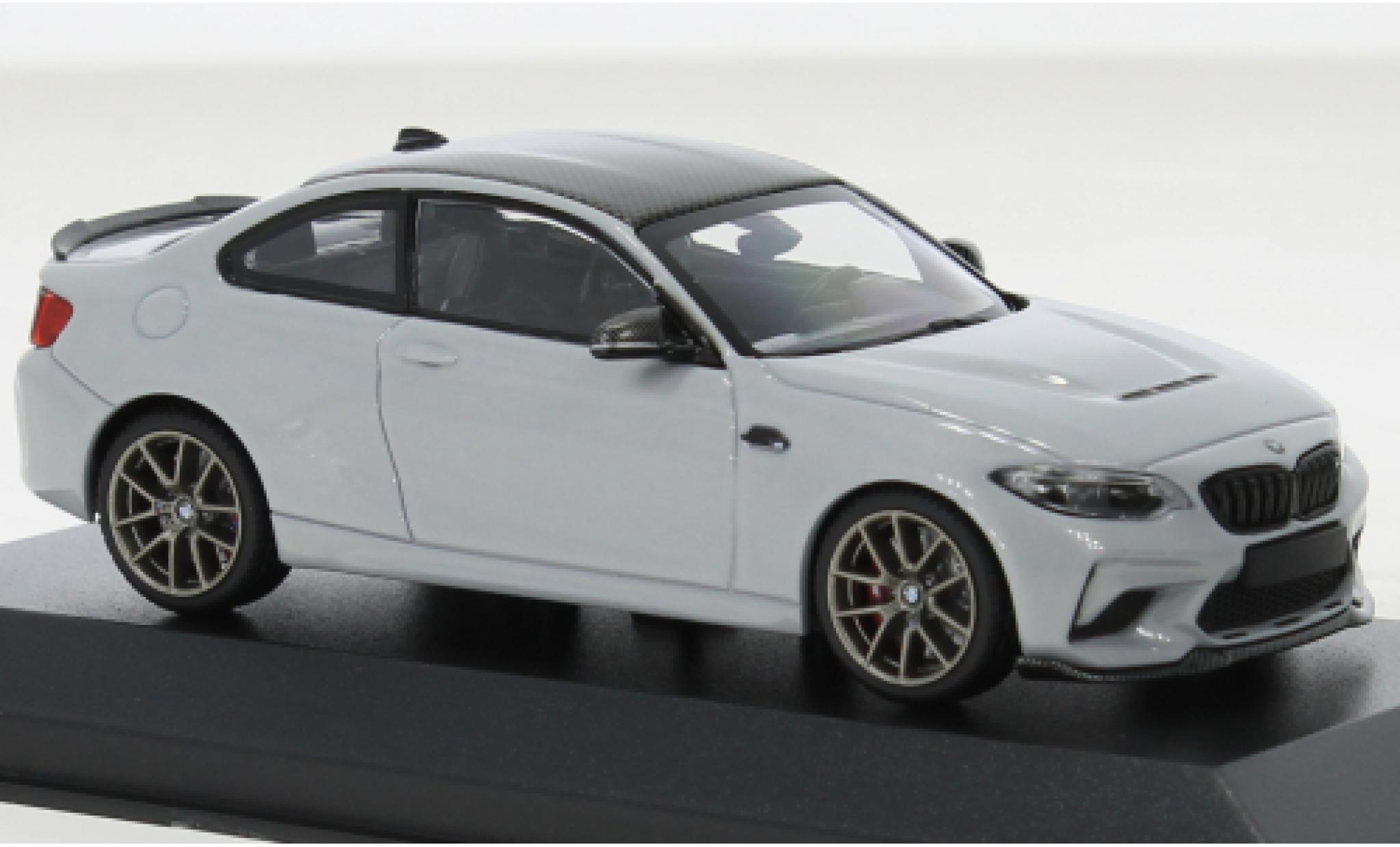 Bmw M2 1/43 Minichamps CS grijs clair 2020 modelauto