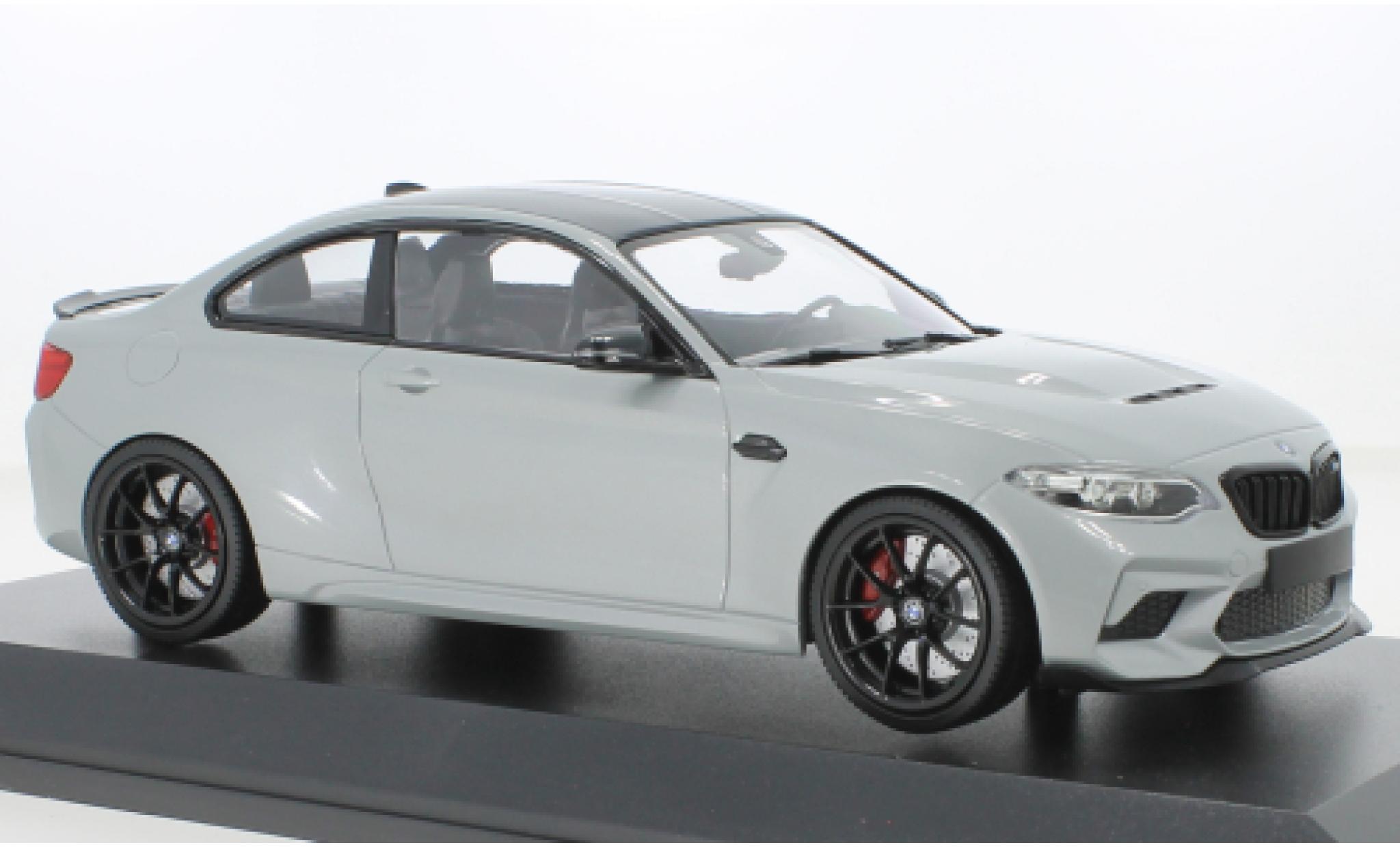 Bmw M2 1/18 Minichamps CS metallic grijs 2020 modelauto