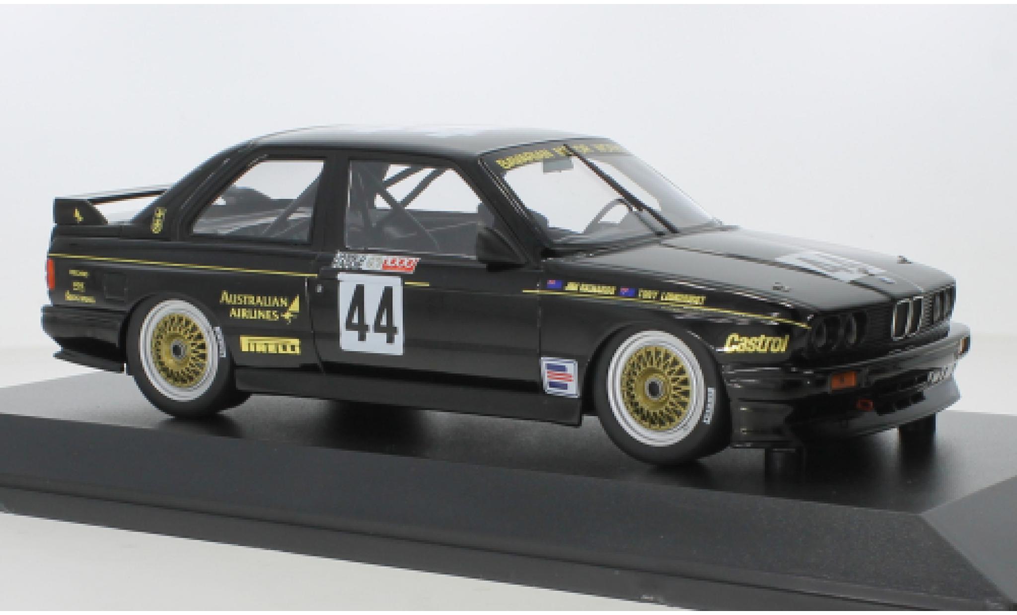 Bmw M3 1/18 Minichamps (E30) No.44 JPS Team John Player Special 1000 Km Bathurst 1987 modelauto