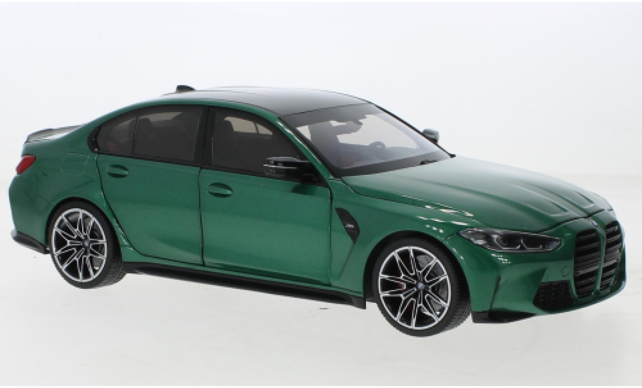Bmw M3 1/18 Minichamps (G80) metallic groen 2020 modelauto