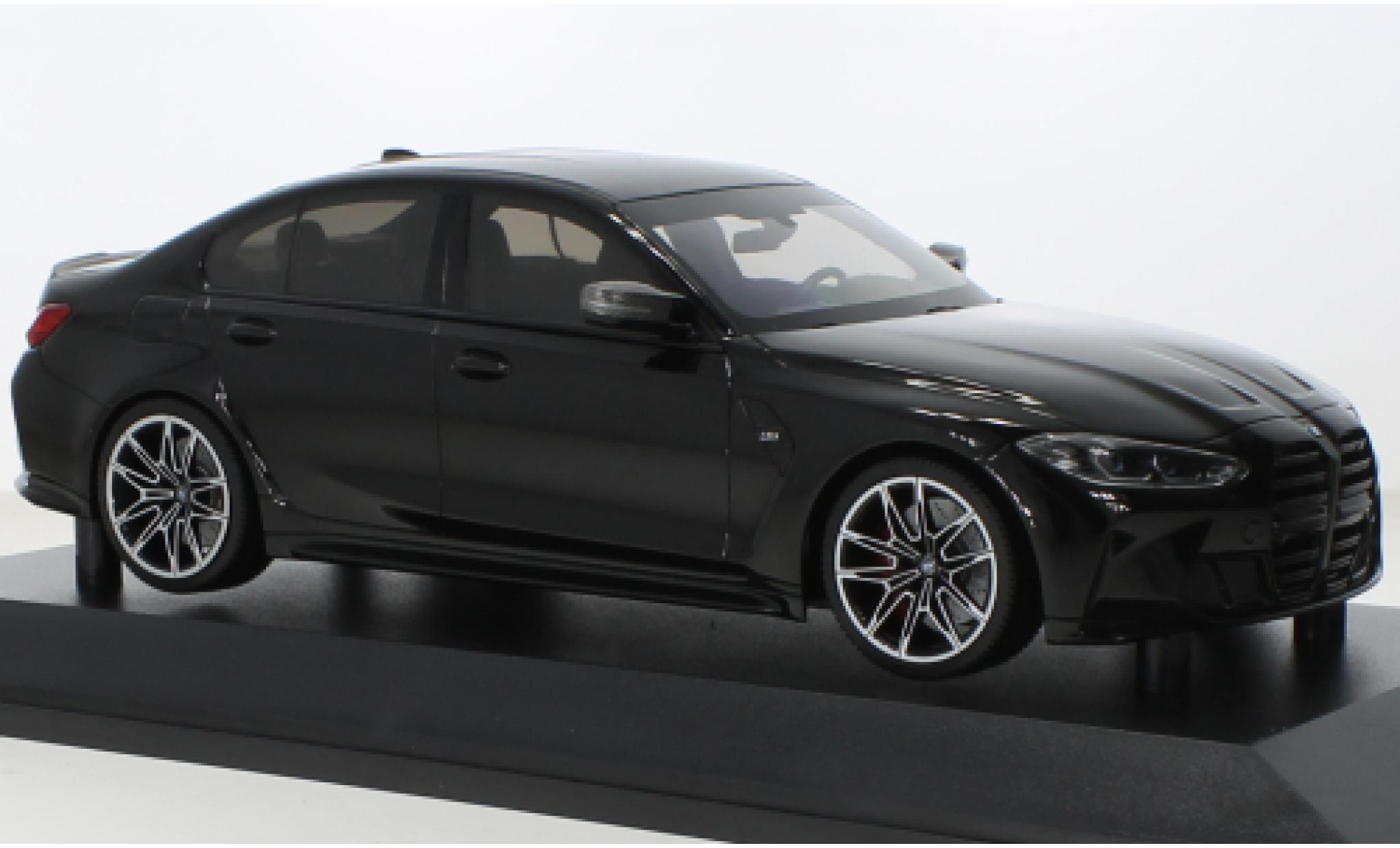 Bmw M3 1/18 Minichamps zwart 2020 modelauto