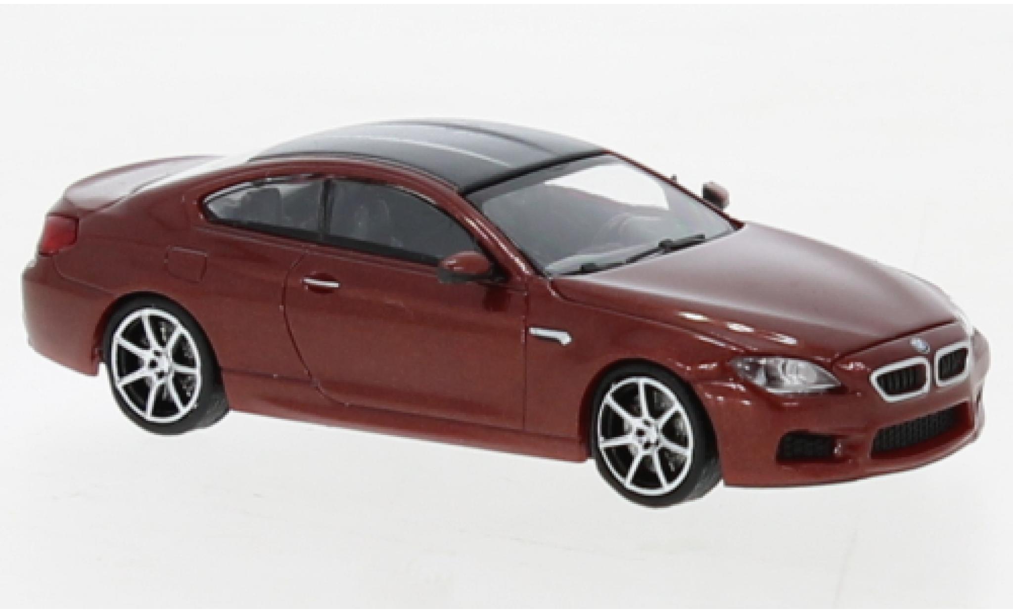 Bmw M6 1/87 Minichamps Coupe metallic oranje 2015 modelauto