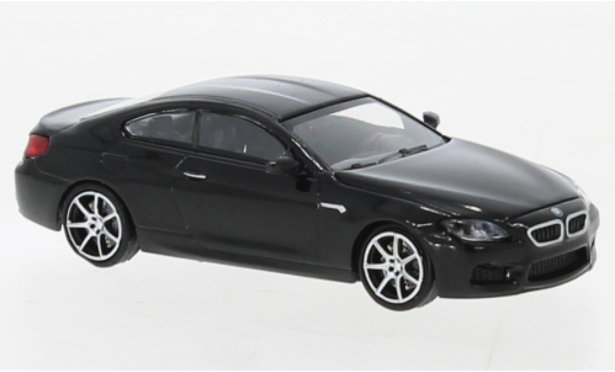 Bmw M6 1/87 Minichamps Coupe metallic zwart 2015 modelauto