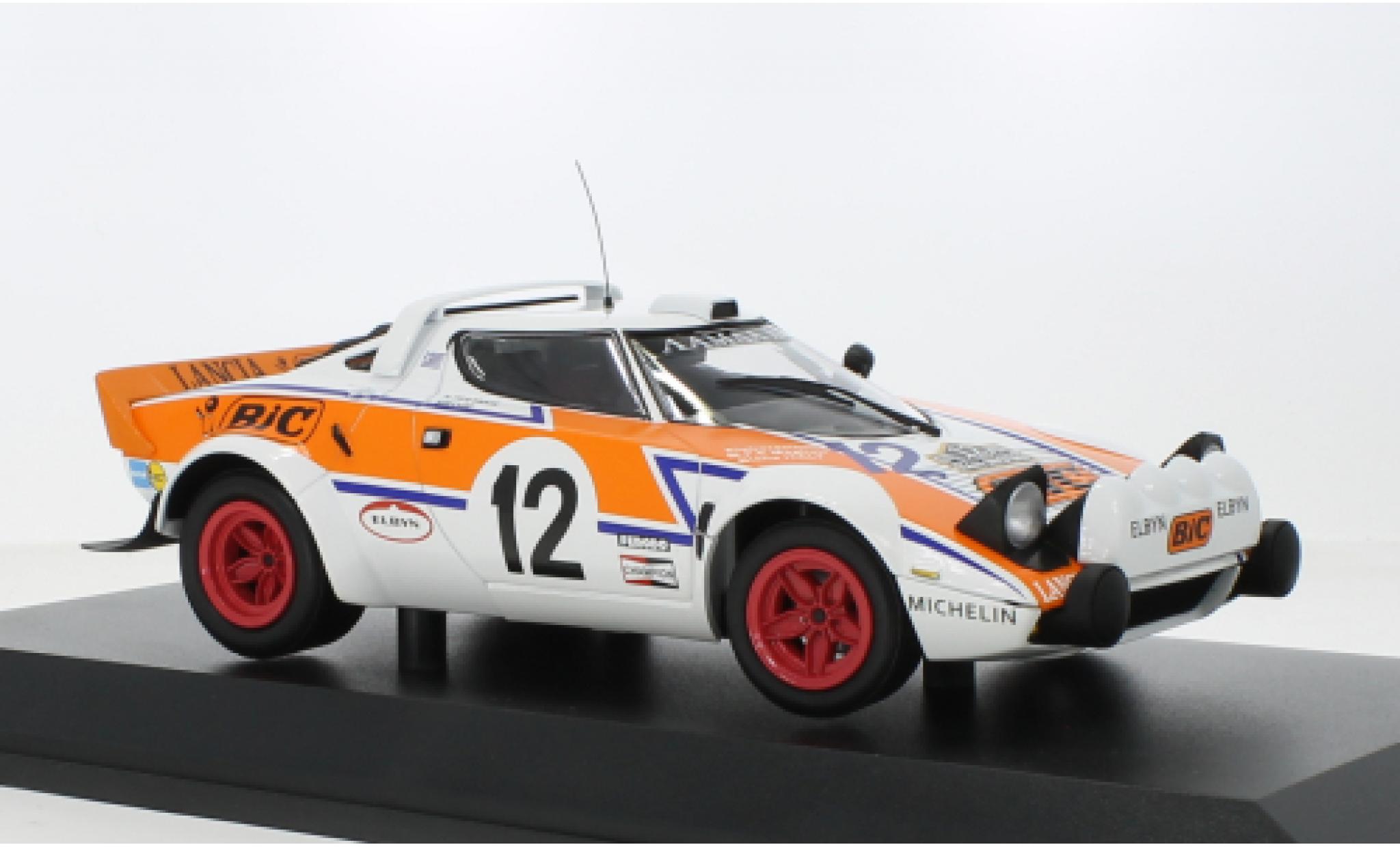 Lancia Stratos 1/18 Minichamps HF No.12 Lambda Rallye WM Rallye Acropolis 1979 modelauto