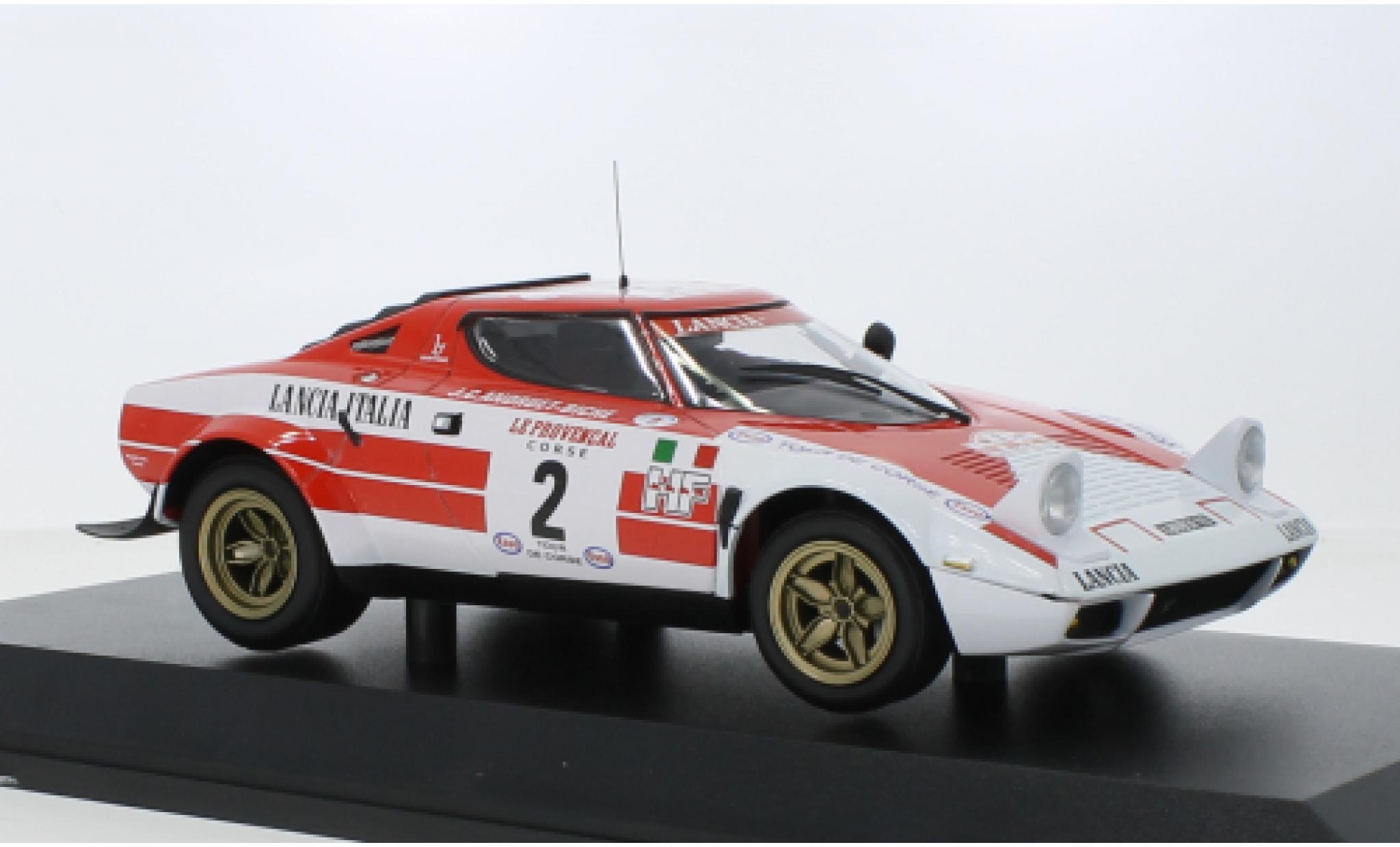 Lancia Stratos 1/18 Minichamps HF No.2 -Italia Marlboro Rallye WM Tour de Corse 1974 modelauto