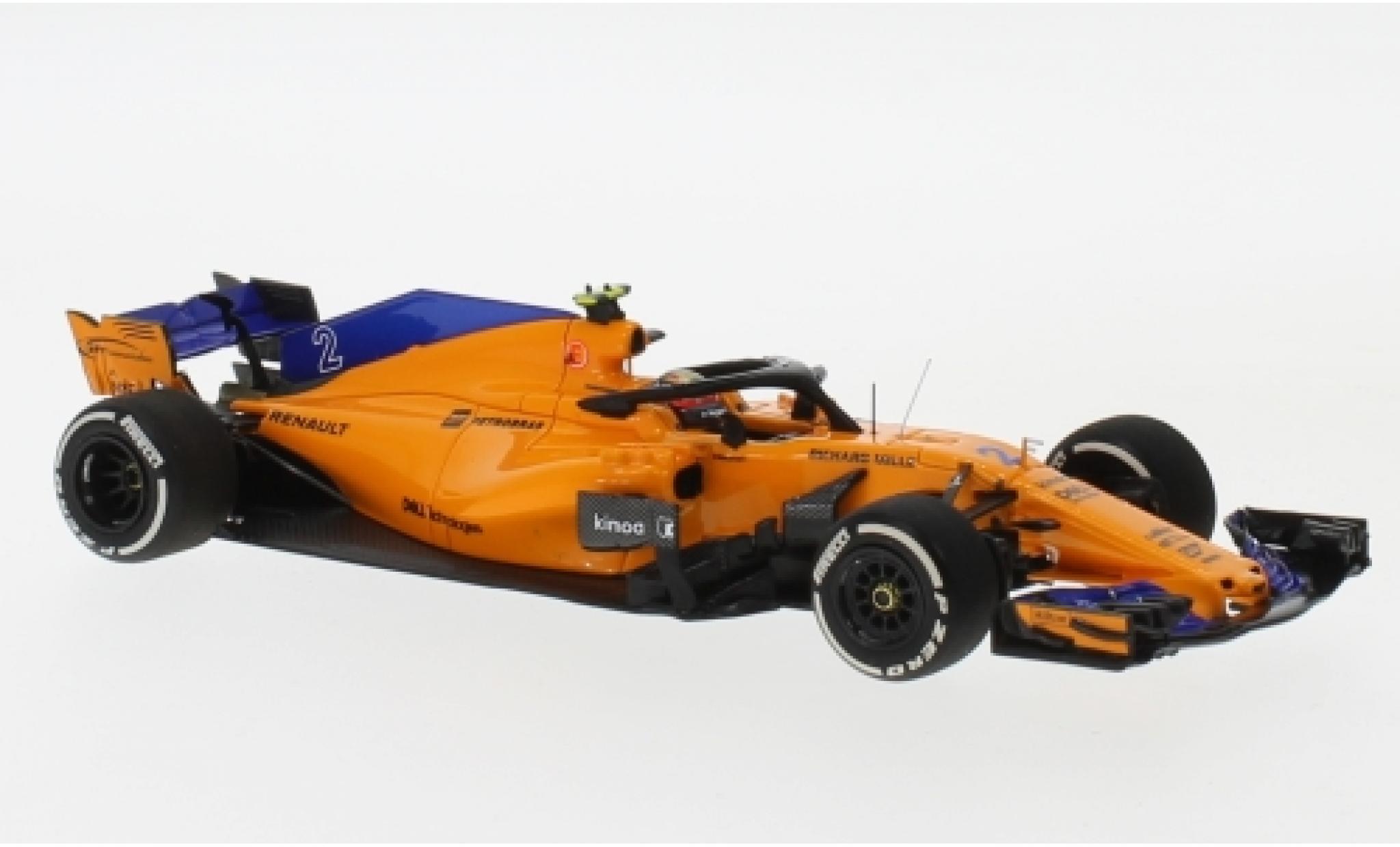 McLaren F1 1/43 Minichamps MCL33 Renault No.2 Team formule 1 2018 modelauto