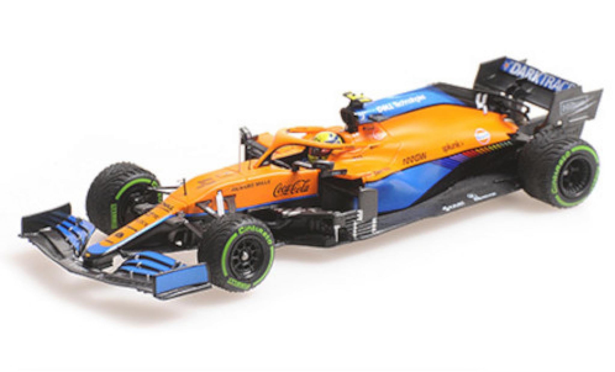 McLaren F1 1/43 Minichamps MCL35M No.4 Team Formel 1 GP Emilia-Romagna 2021 modelauto