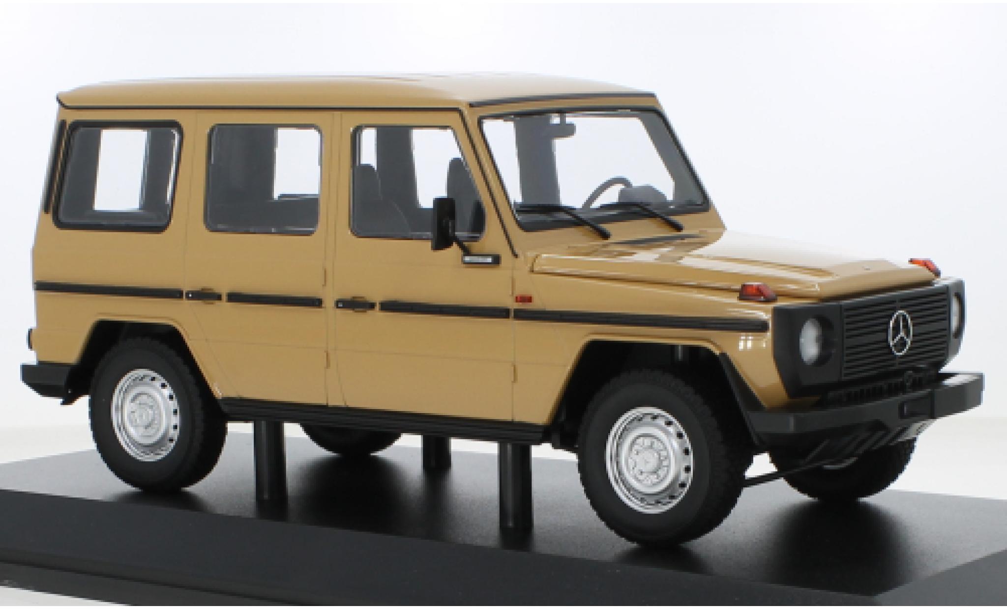 Mercedes Classe G 1/18 Minichamps G-Modell LWB (W460) beige 1980 modelauto