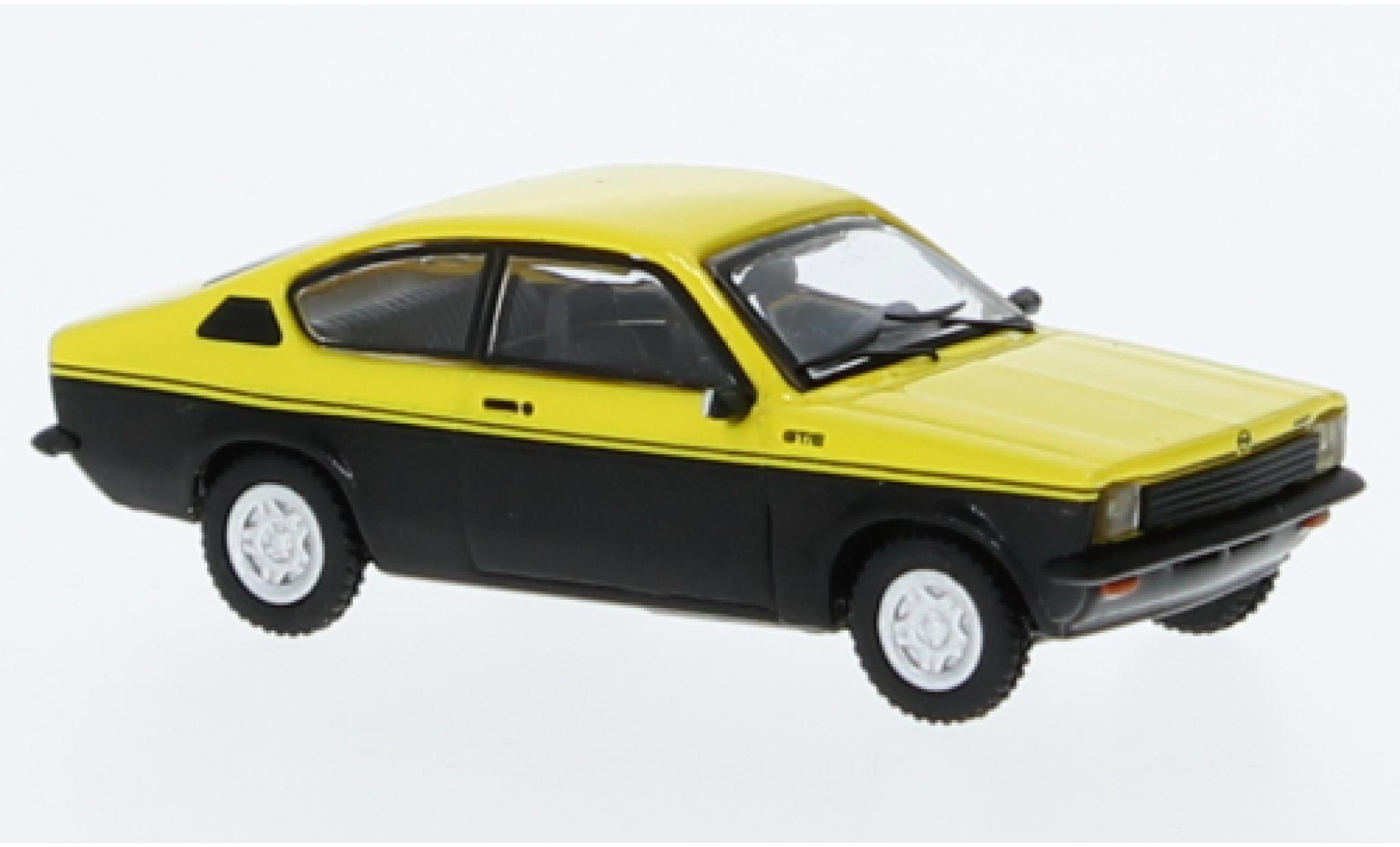 Opel Kadett 1/87 Minichamps C Coupe geel/zwart 1973 modelauto