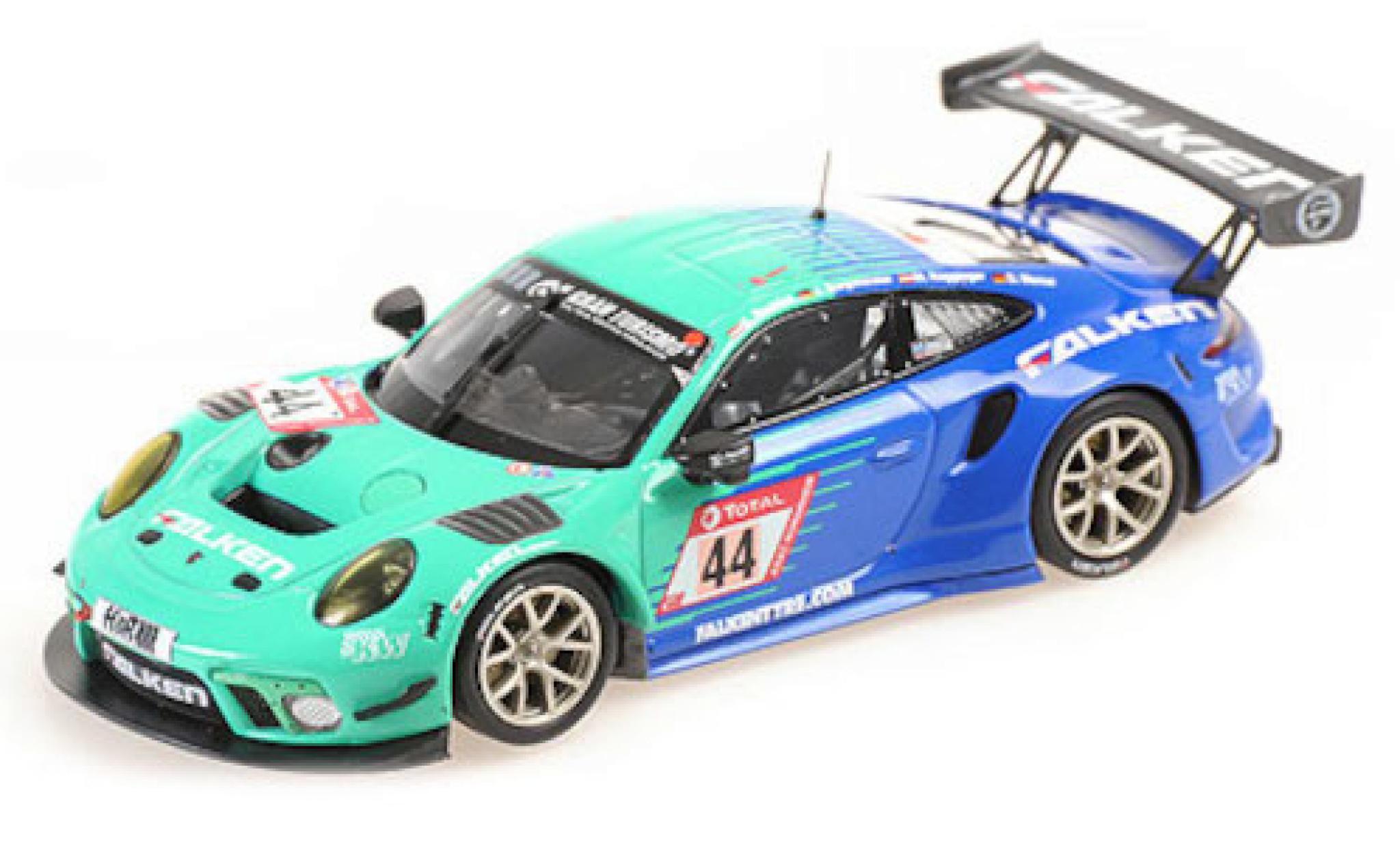 Porsche 992 GT3 R 1/43 Minichamps 911 (991.2) No.44 Falken Motorsports Falken 24h N&uuml;rburgring 2019 modelauto