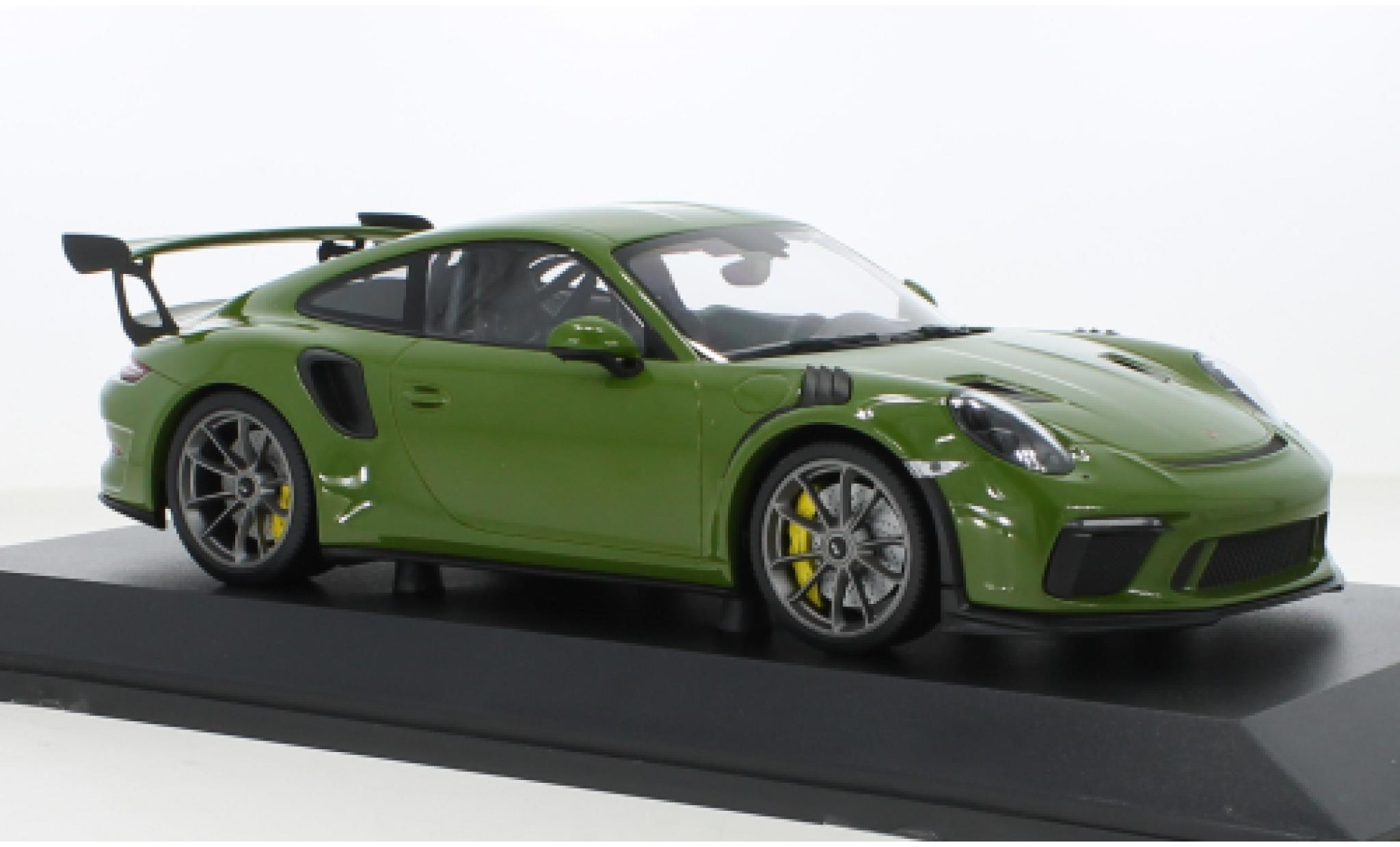 Porsche 992 GT3 R 1/18 Minichamps 911 (991.2) S groen 2019 modelauto
