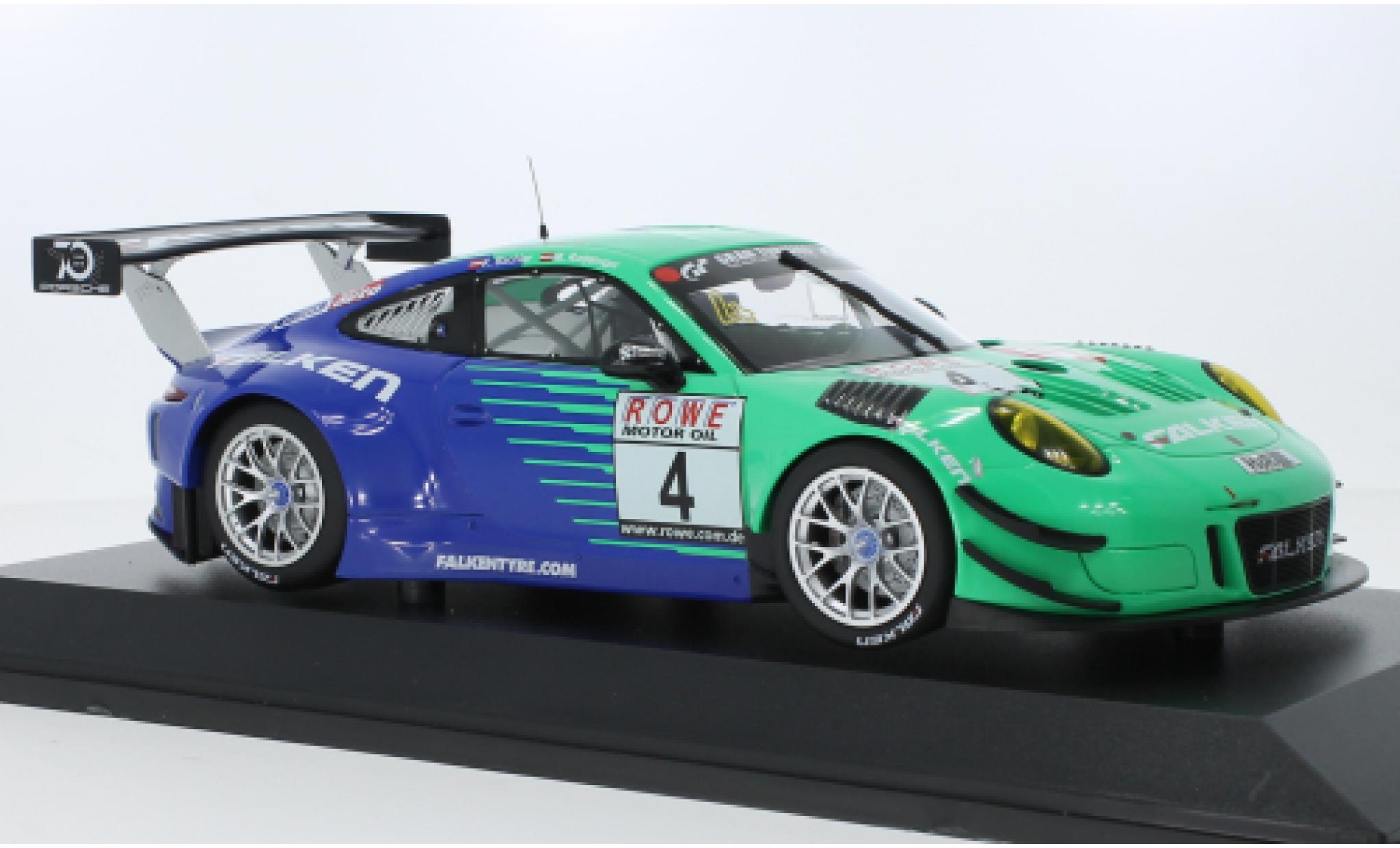 Porsche 991 GT3 R 1/18 Minichamps 911  No.4 Falken Motorsports Falken VLN Nuerburgring 2018 modelauto