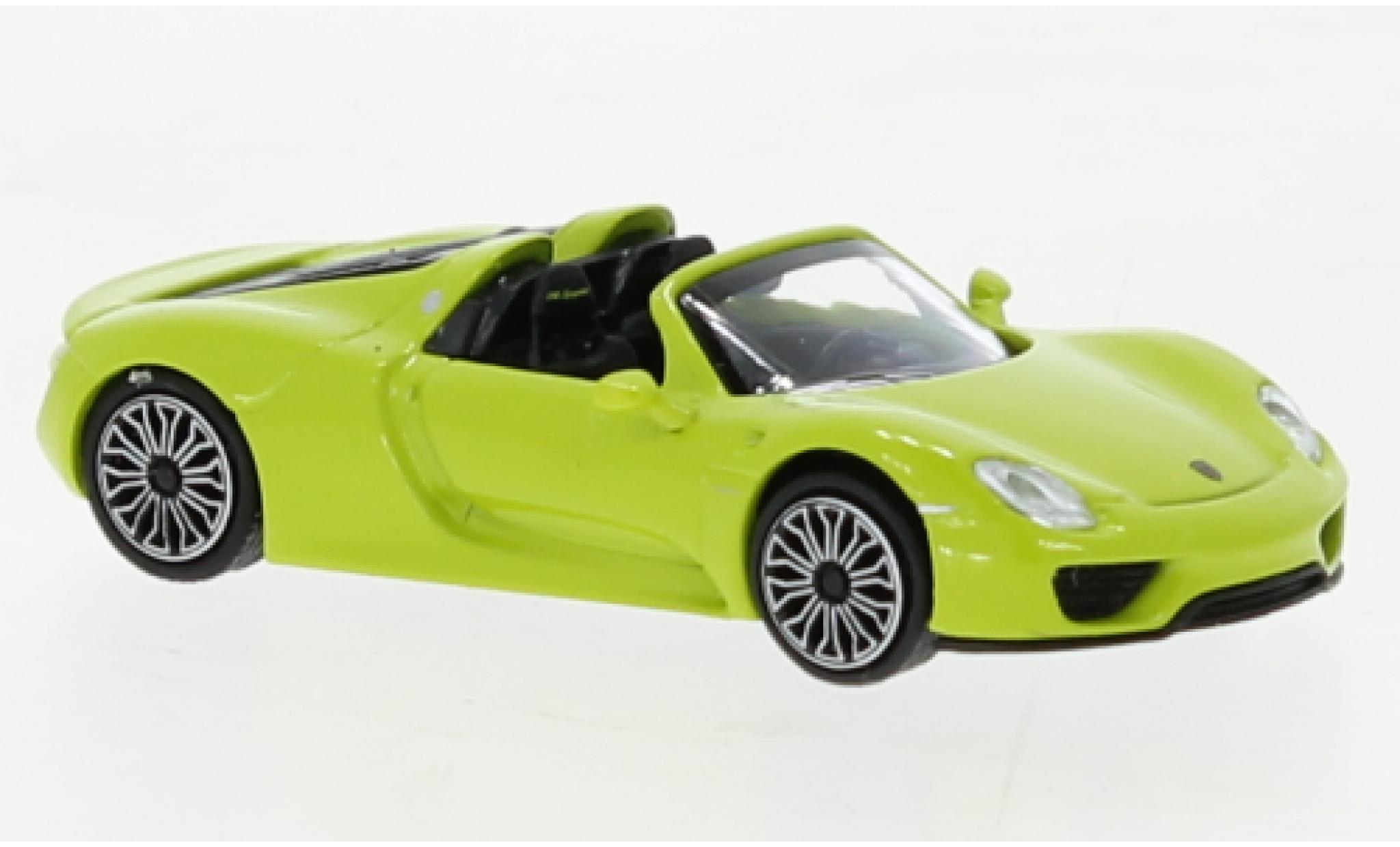 Porsche 918 1/87 Minichamps Spyder groen 2013 modelauto