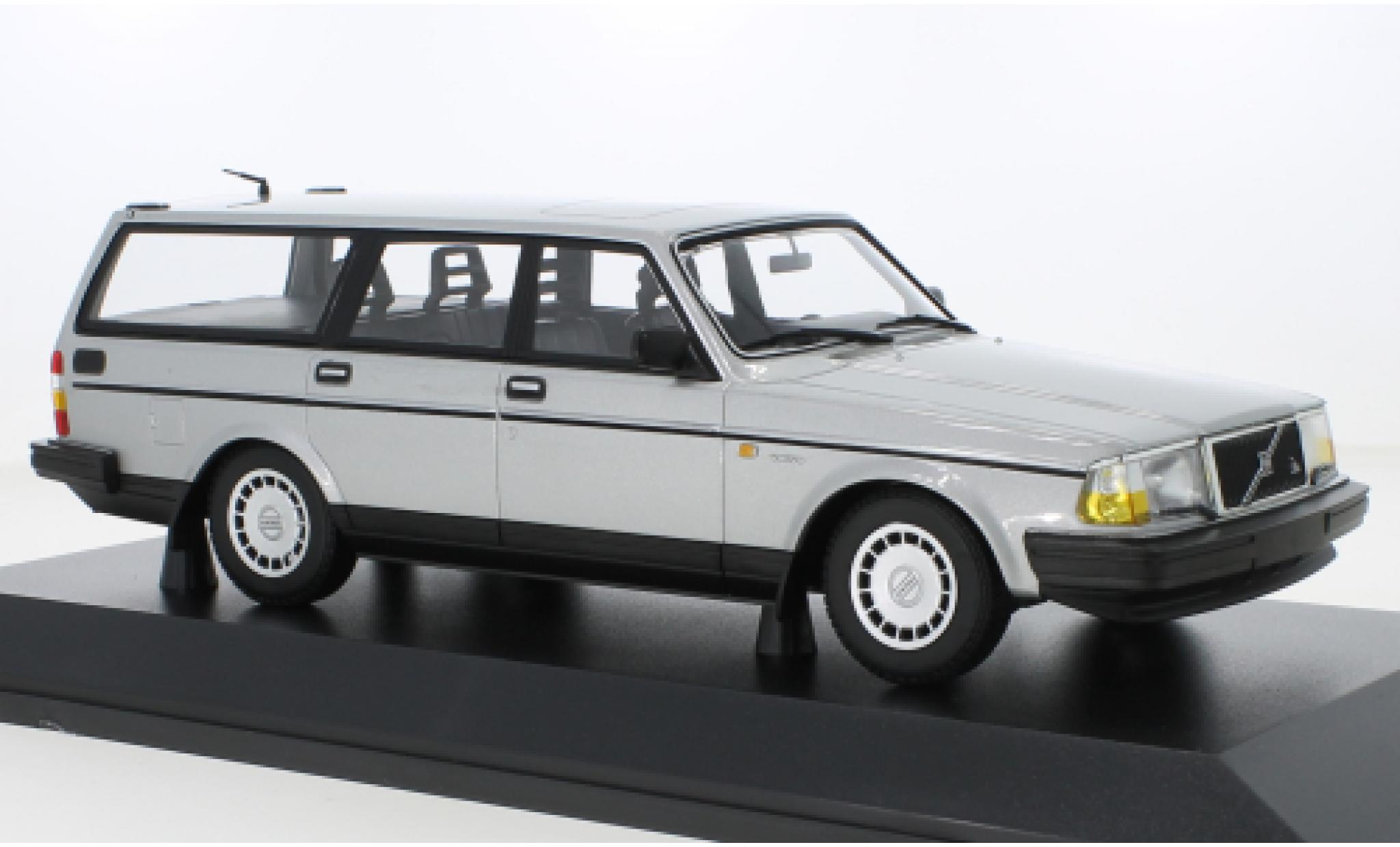 Volvo 240 1/18 Minichamps GL Stationwagen grijs 1986 modelauto