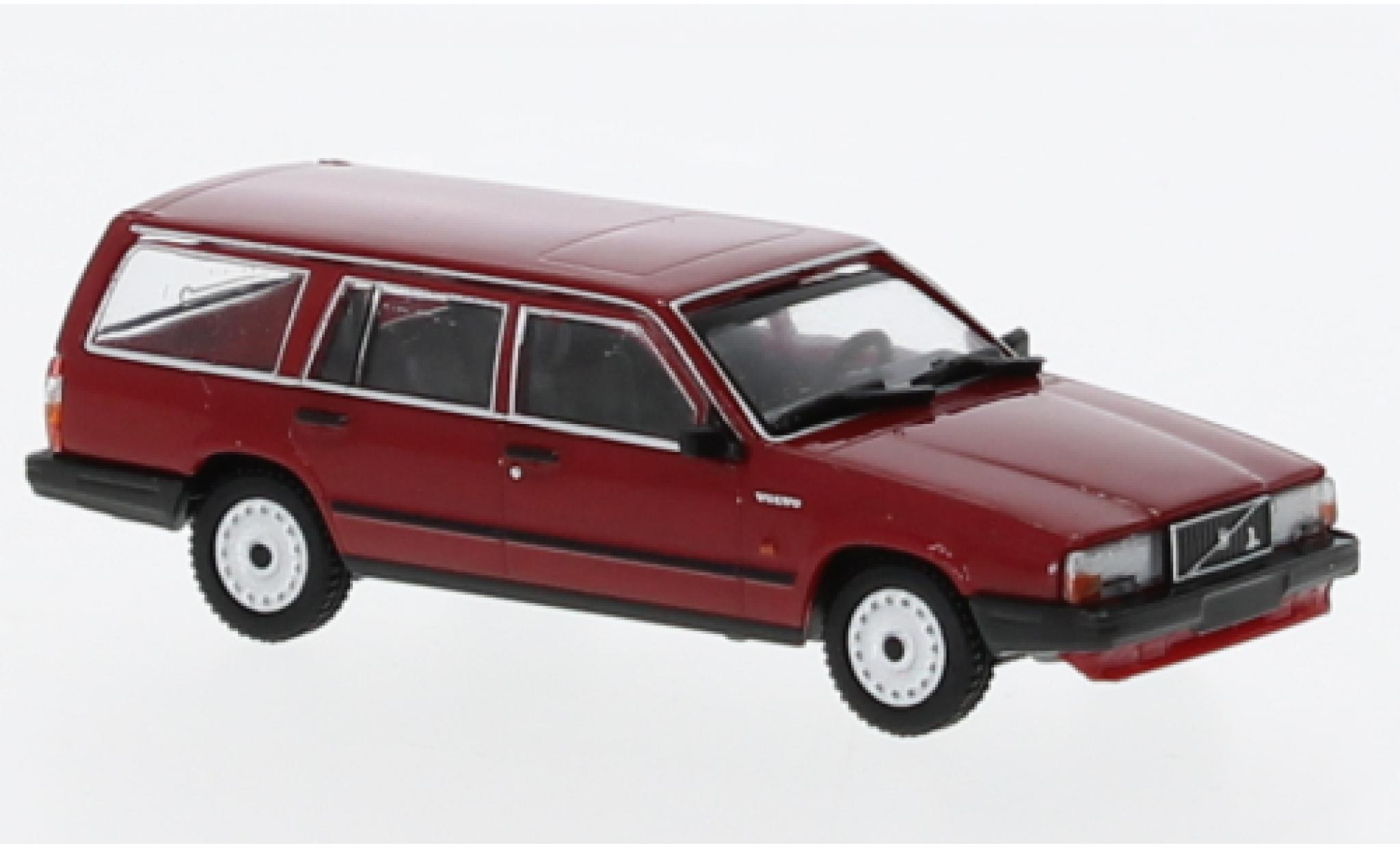 Volvo 740 1/87 Minichamps GL Stationwagen rood 1986 modelauto