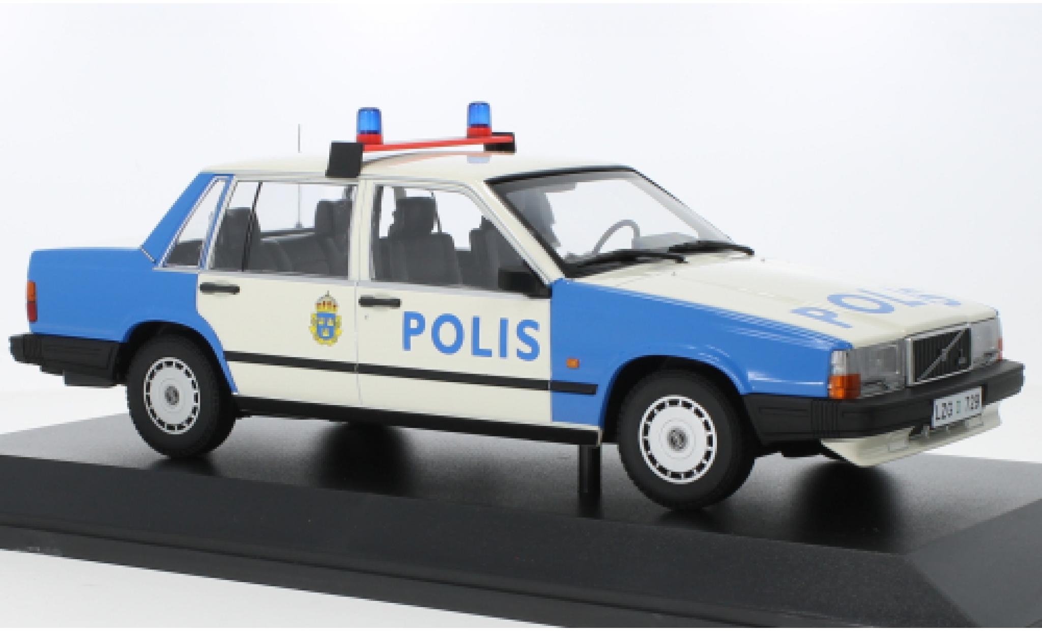 Volvo 740 1/18 Minichamps GL Polis (SE) 1986 modelauto