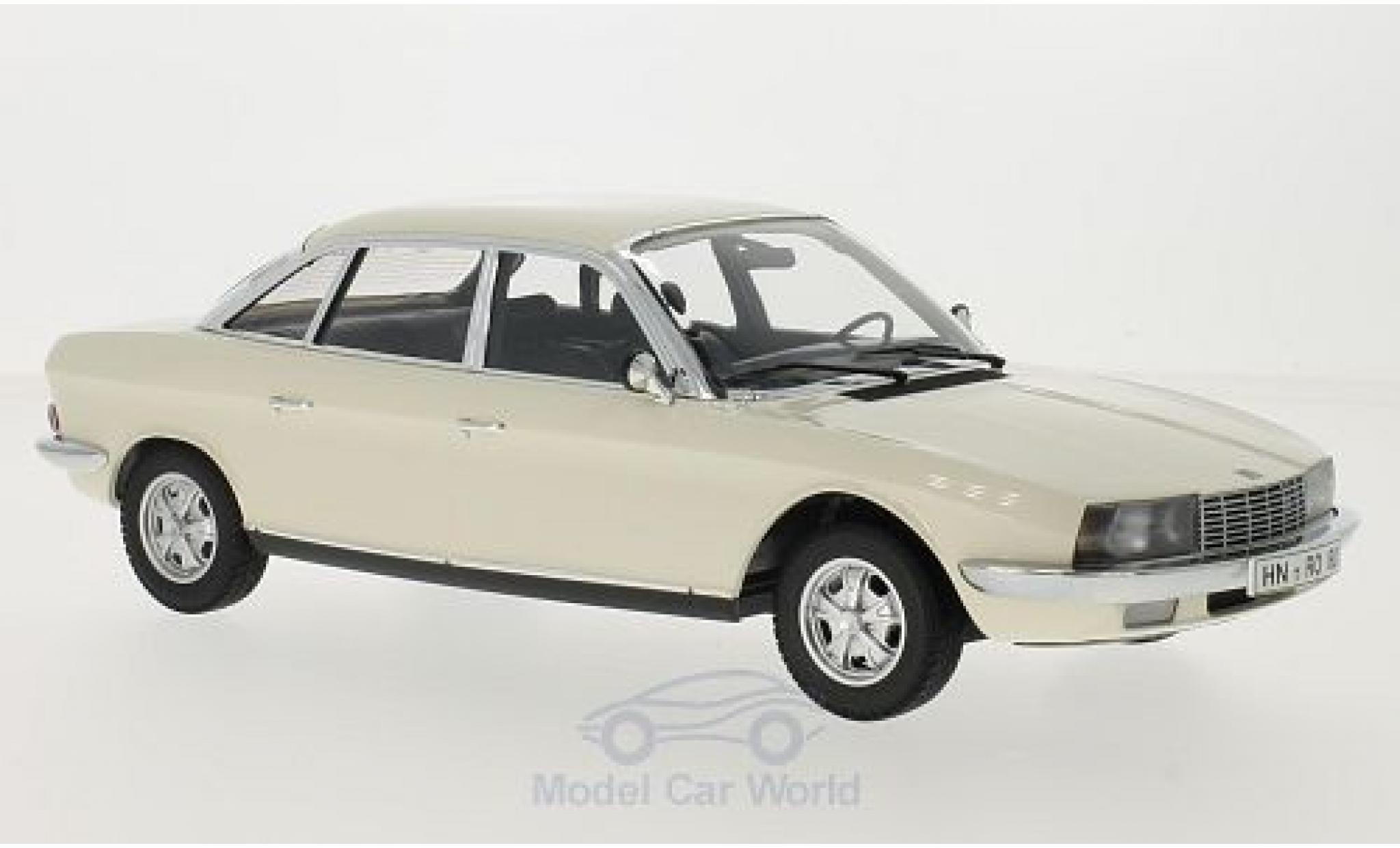 NSU RO 1/18 Minichamps Ro 80 wit 1972 modelauto