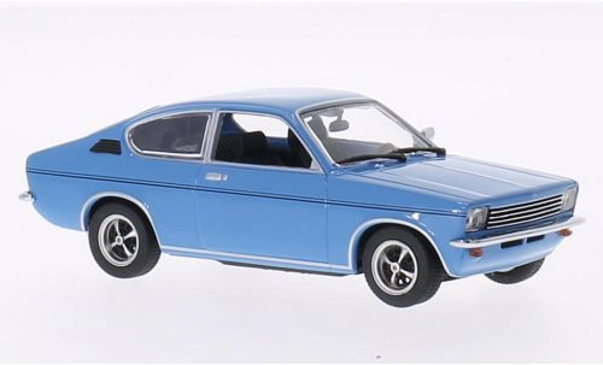 Opel Kadett 1/43 Minichamps C Coupe blauw 1973 modelauto