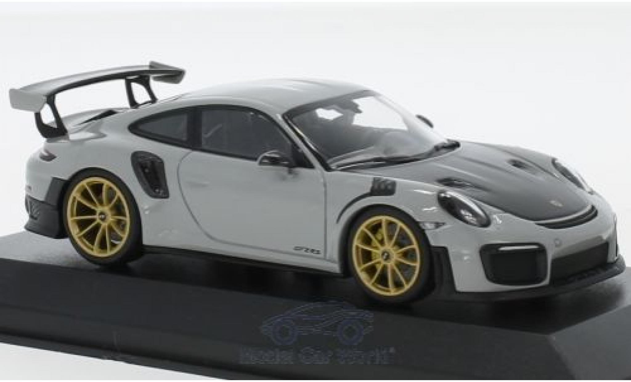 Porsche 991 GT2 RS 1/43 Minichamps 911 (.2) GT2RS grijs 2018 modelauto