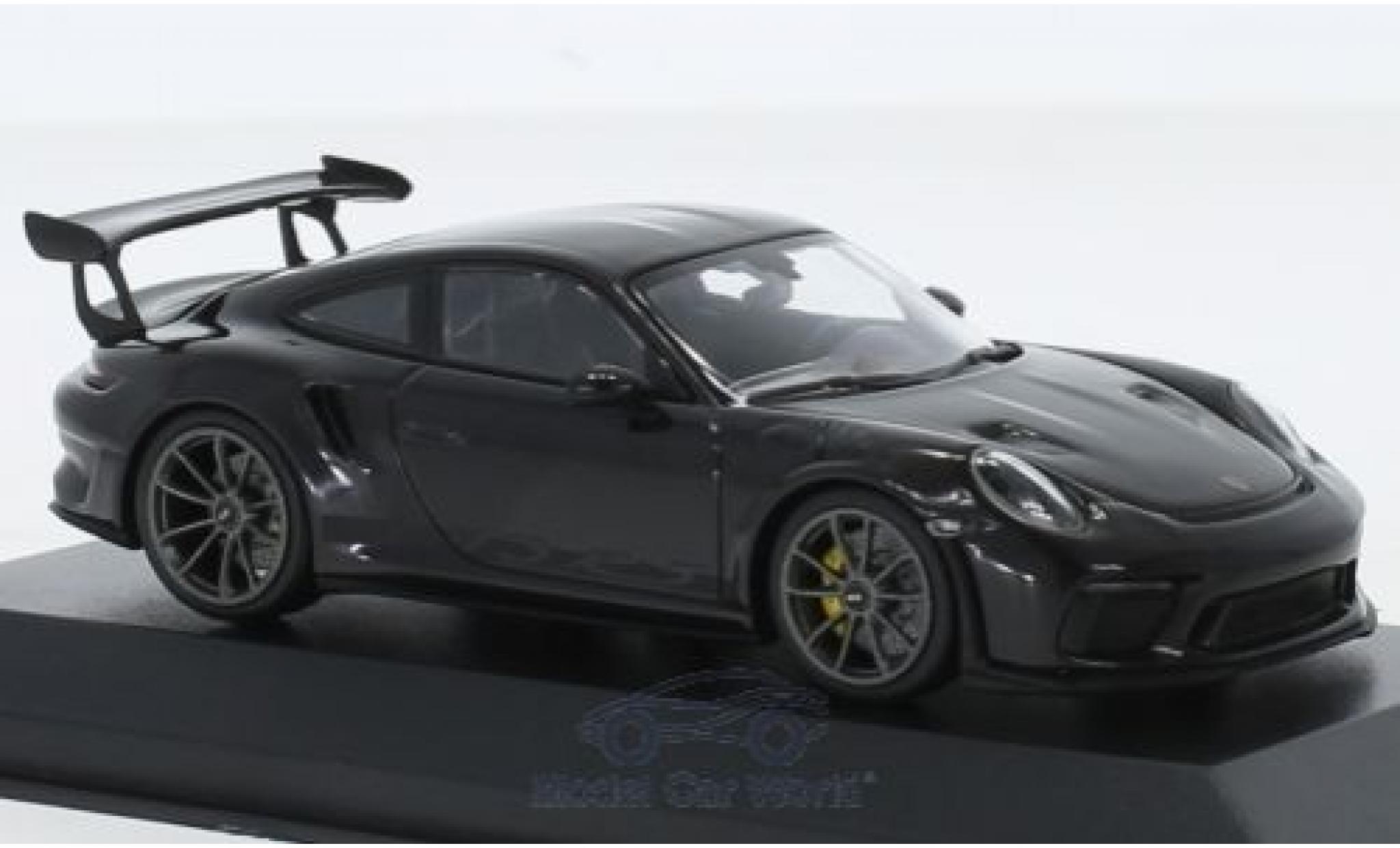 Porsche 991 GT3 RS 1/43 Minichamps 911 (.2) GT3 RS zwart 2018 modelauto