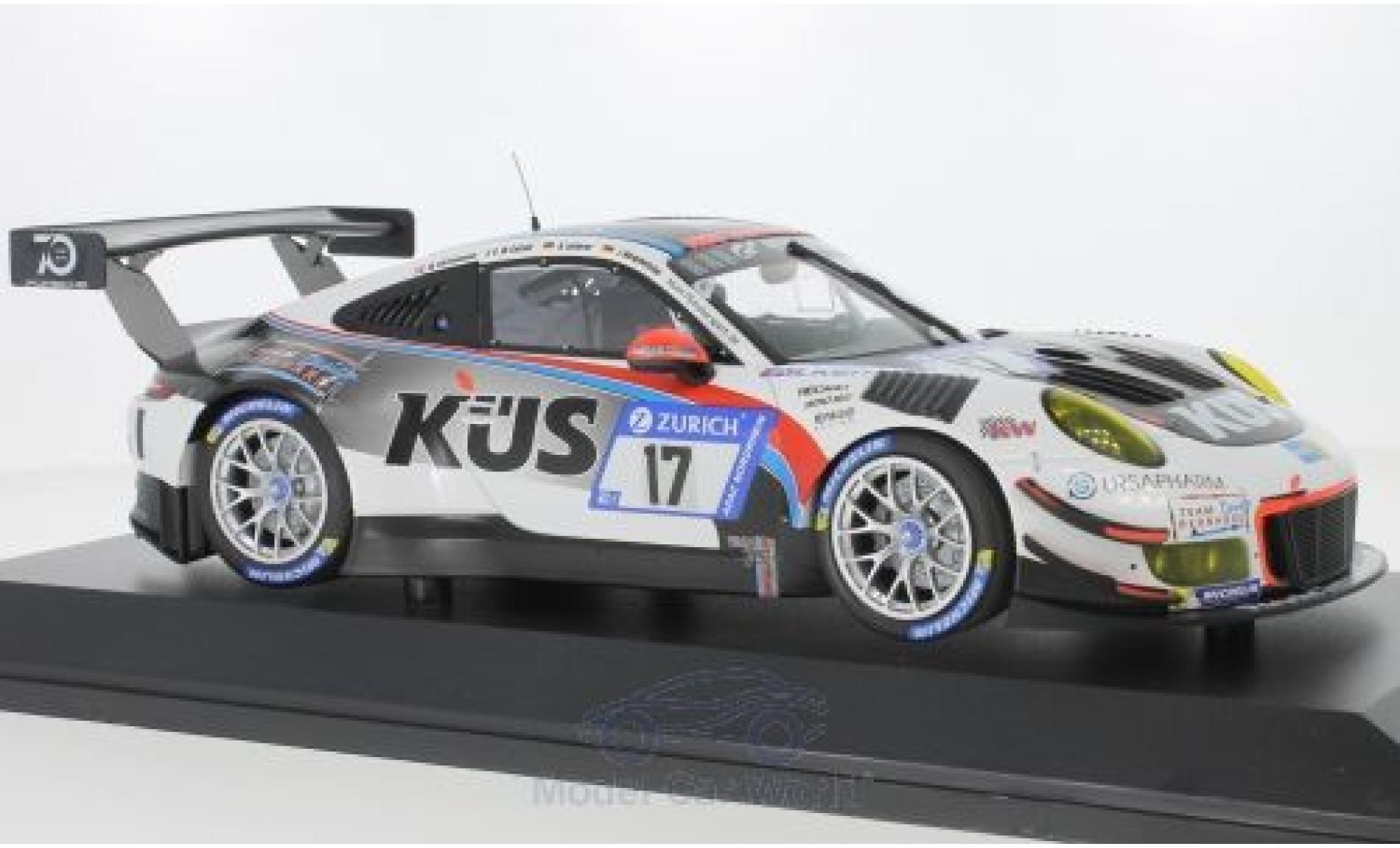 Porsche 991 GT3 R 1/18 Minichamps 911 () GT3 R No.17 Kues Team 75 Bernhard 24h N&uuml;rburgring 2018 M.Christensen/M.Cairoli/A.Lotterer/J.Bergmeister modelauto