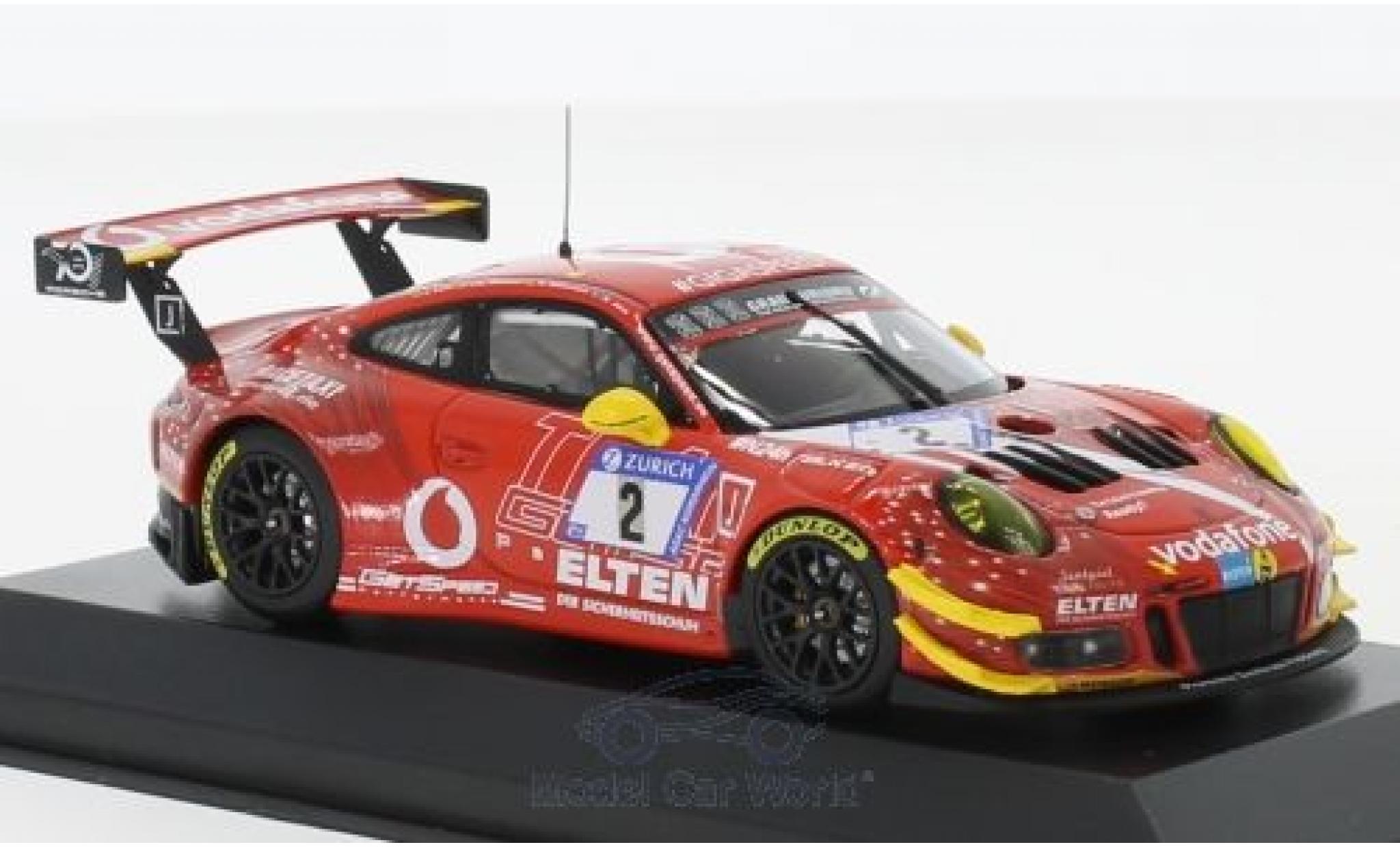 Porsche 991 GT3 R 1/43 Minichamps 911 () GT3 R No.2 Gigaspeed Team 24h N&uuml;rburgring 2018 S.Jans/M.B&ouml;ckmann/J-E.Slooten/L.Luhr modelauto