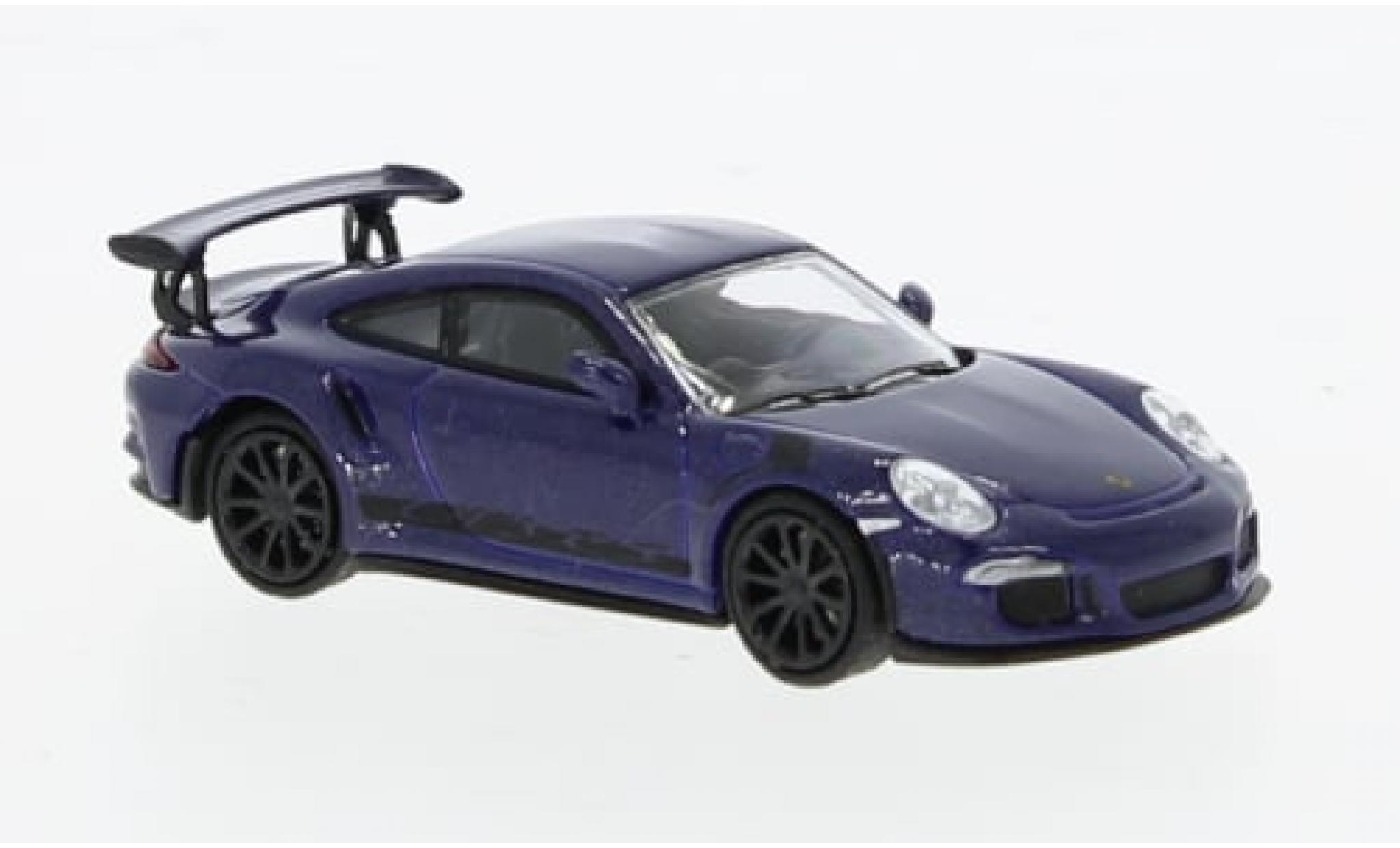 Porsche 991 GT3 RS 1/87 Minichamps 911  paars 2015 1:87 modelauto