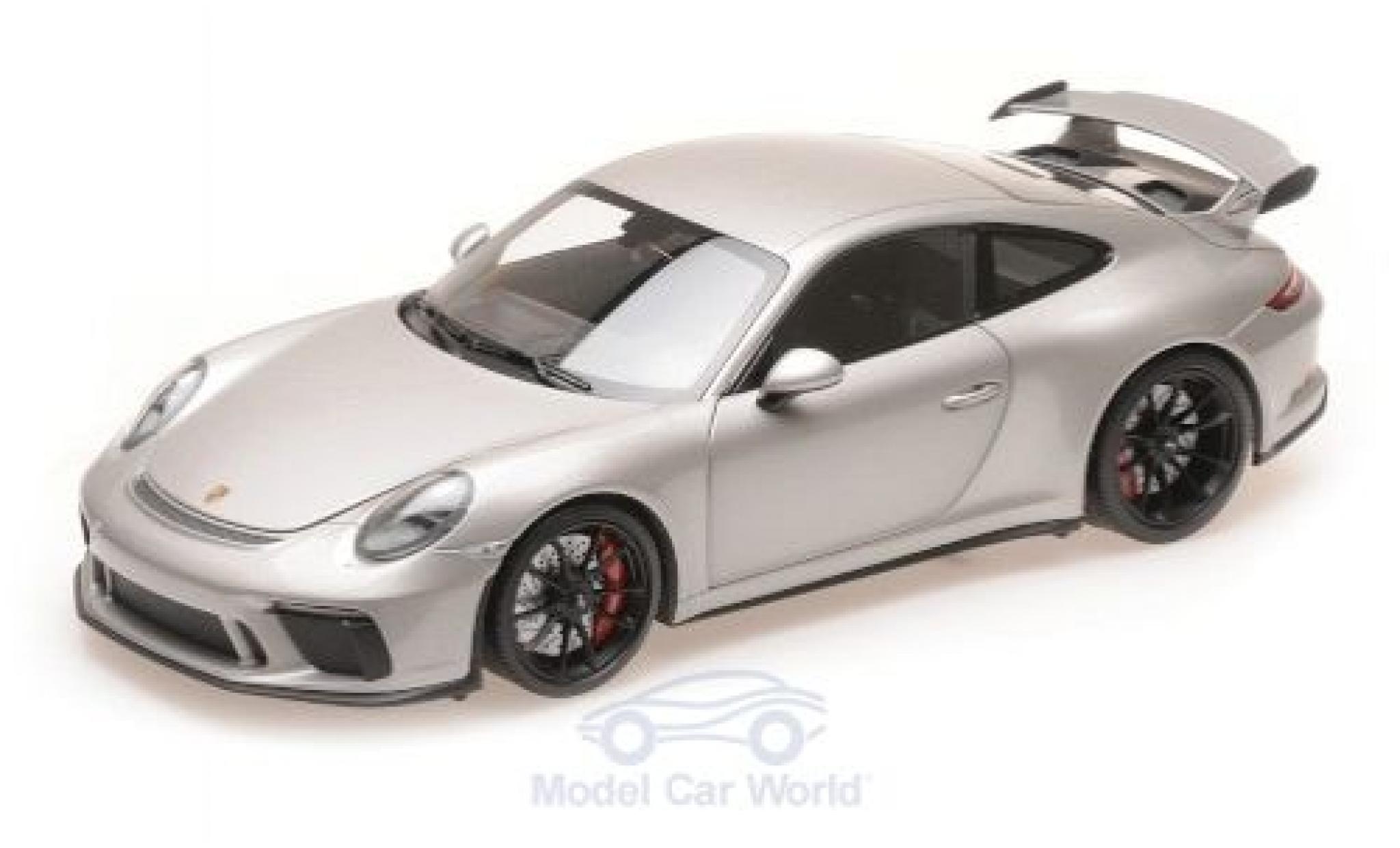 Porsche 991 GT3 1/18 Minichamps 911 () GT3 grijs 2017 modelauto