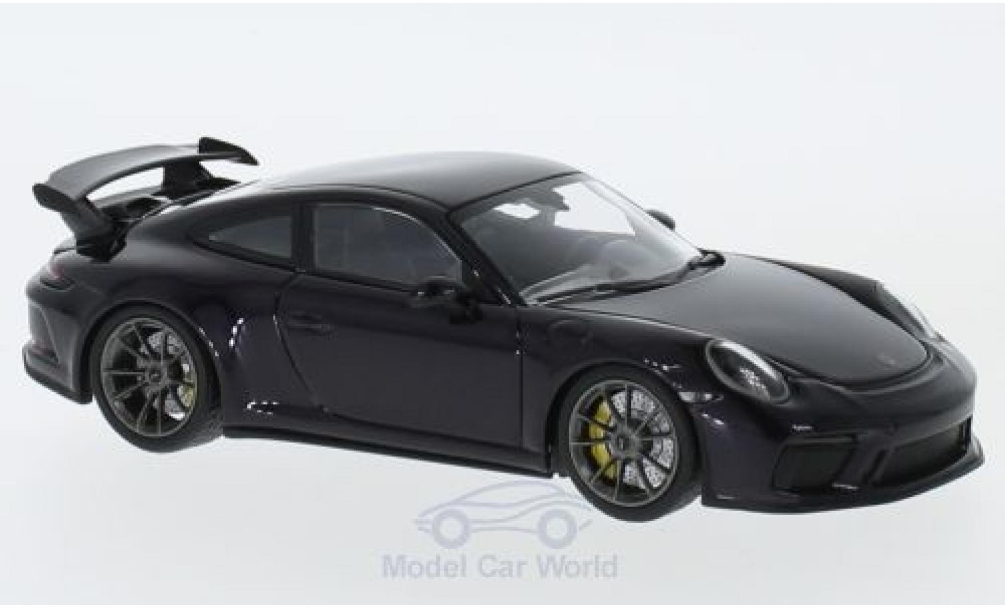 Porsche 991 GT3 1/43 Minichamps 911 ( II) GT3 metallic paarsee 2017 modelauto