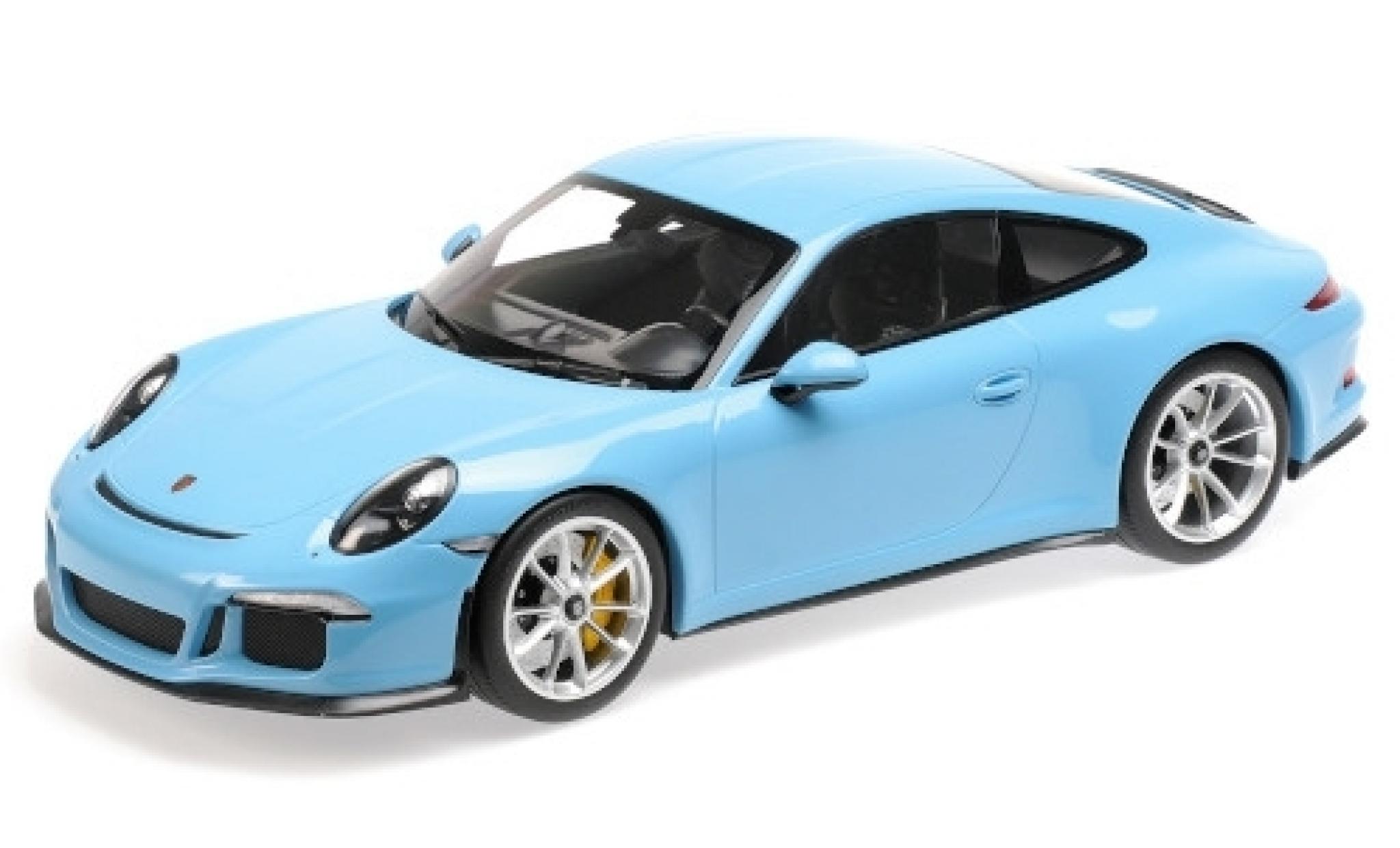 Porsche 991 R 1/12 Minichamps 911 () R blauw 2016 modelauto