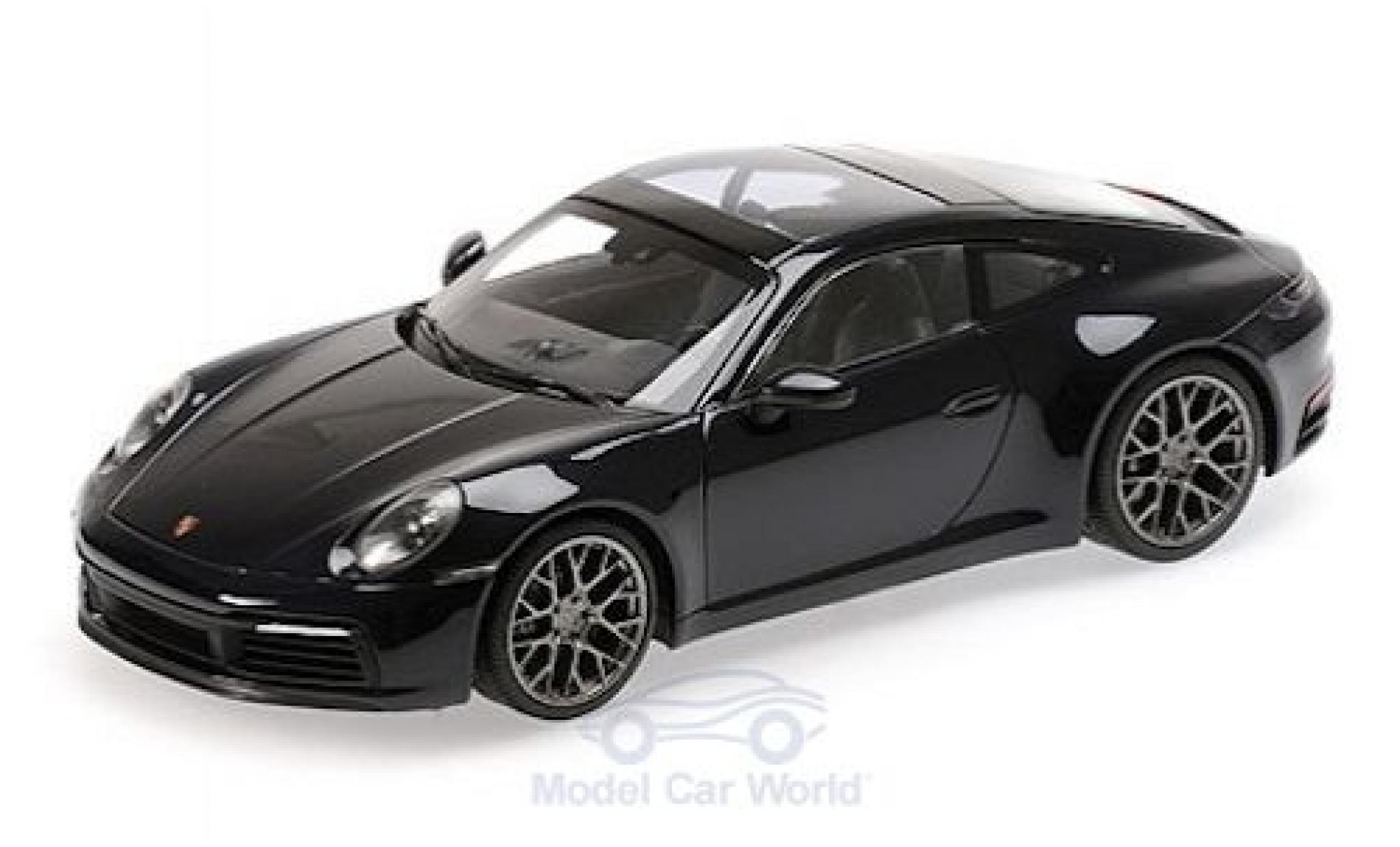 Porsche 992 4S 1/18 Minichamps 911 () Carrera 4S metallic blauw 2019 modelauto