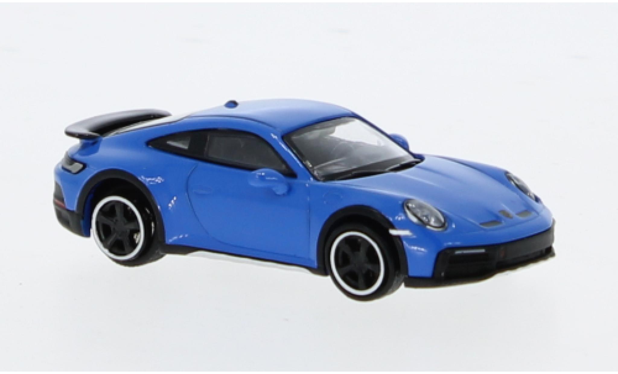 Porsche 992 1/87 Minichamps 911  Dakar blauw 2022 1:87 modelauto