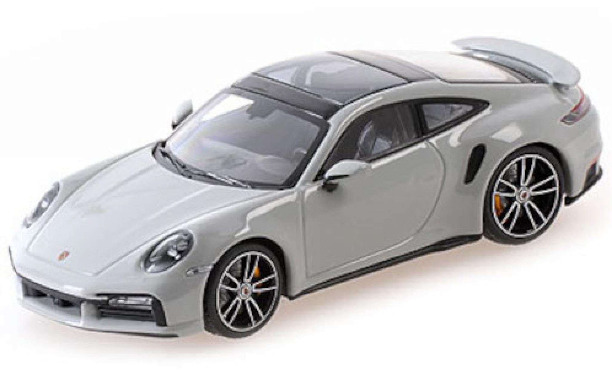 Porsche 992 Turbo s 1/43 Minichamps 911 () Turbo S grijs 2020 modelauto