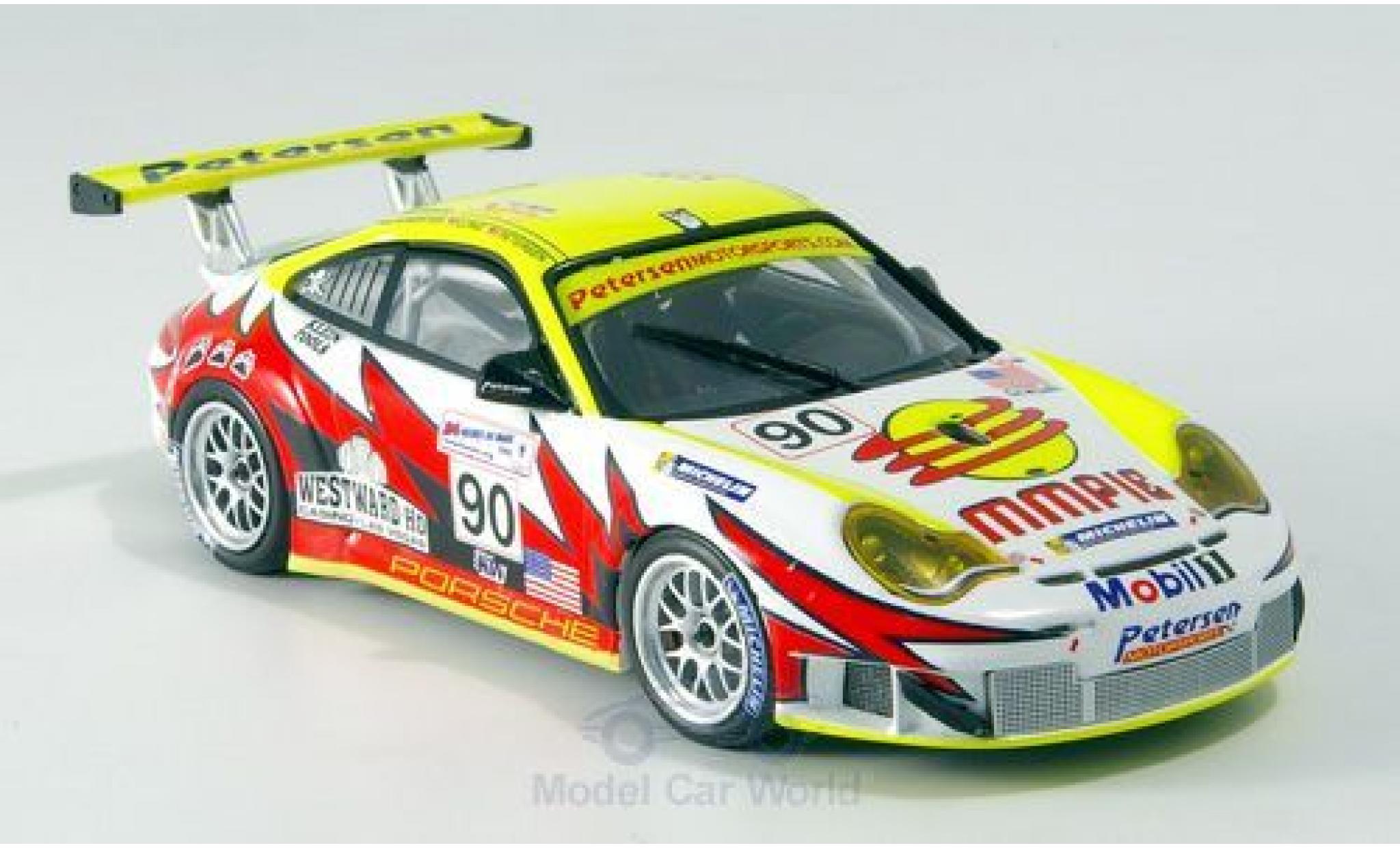 Porsche 996 GT3 RSR 1/43 Minichamps 911 () GT3 RSR No.90 Petersen/White Lightning Racing 24h Le Mans 2005 J.Bergmeister/P.Long/T.Bernhard modelauto