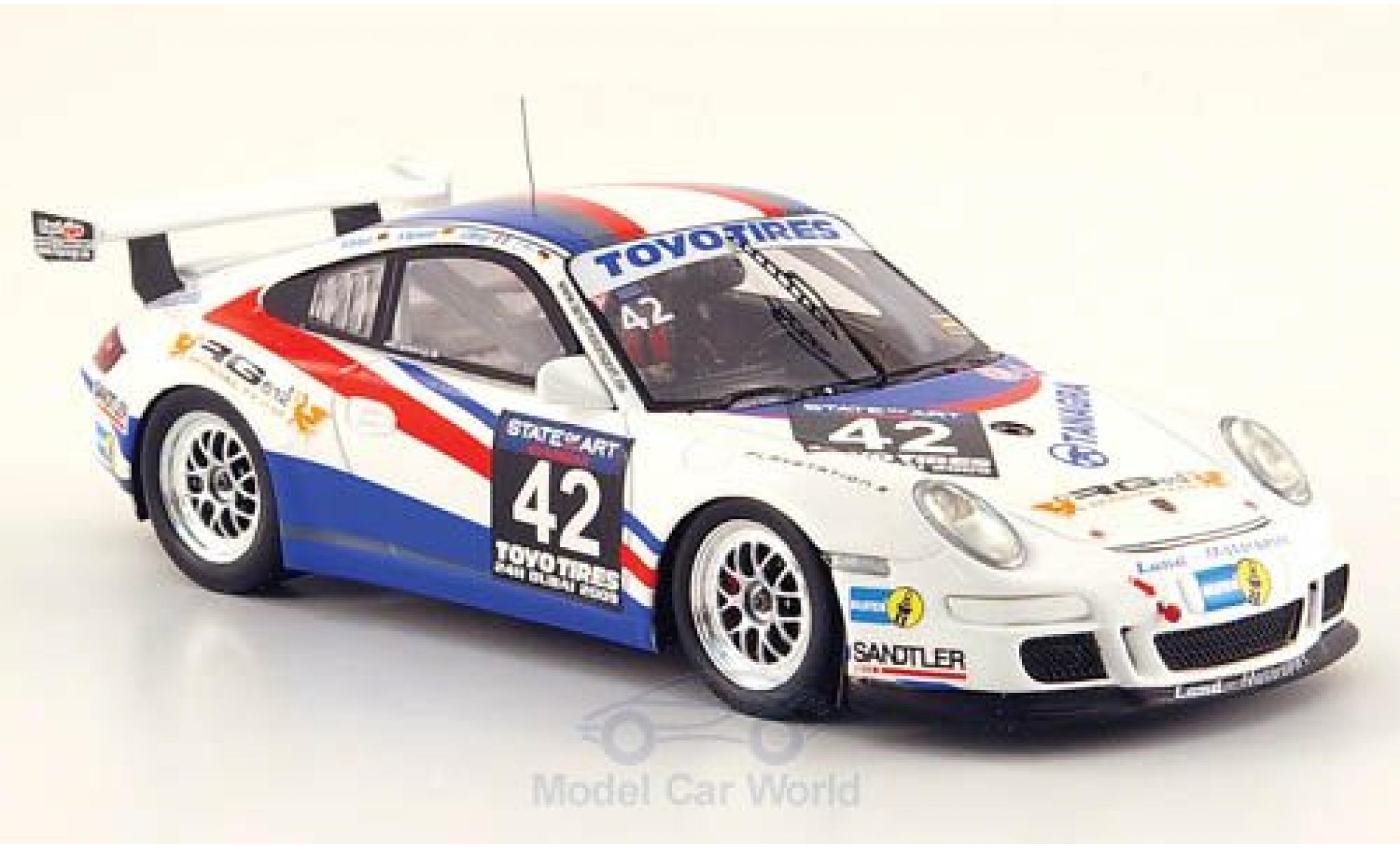 Porsche 997 GT3 CUP 1/43 Minichamps 911 () GT3 Cup No.42 24h Dubai 2009 Tilke/Abergel/Kentenich/Dzikevic modelauto