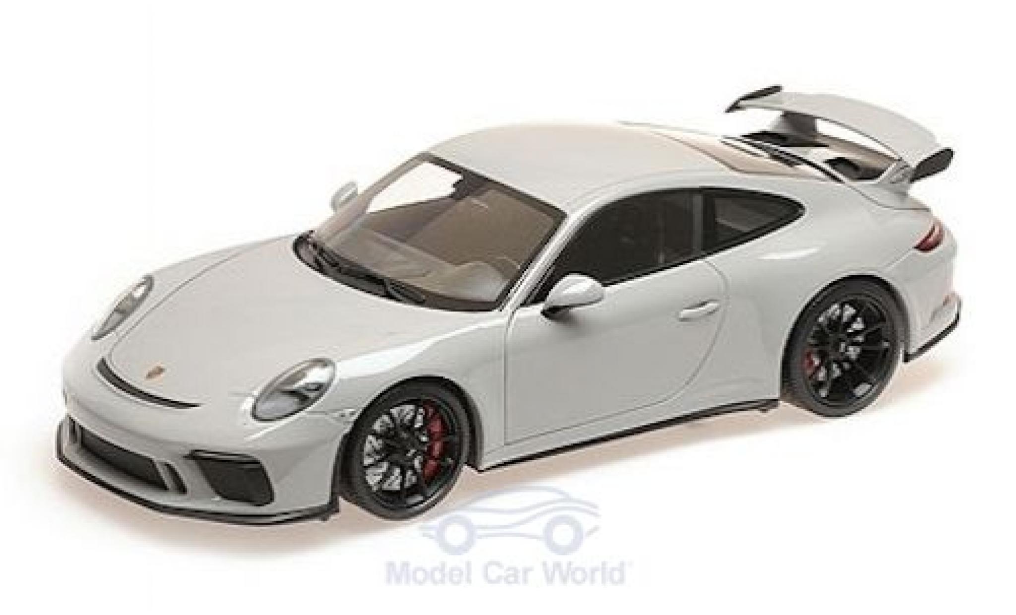 Porsche 991 GT3 1/18 Minichamps 911 GT3 grijs 2017 modelauto