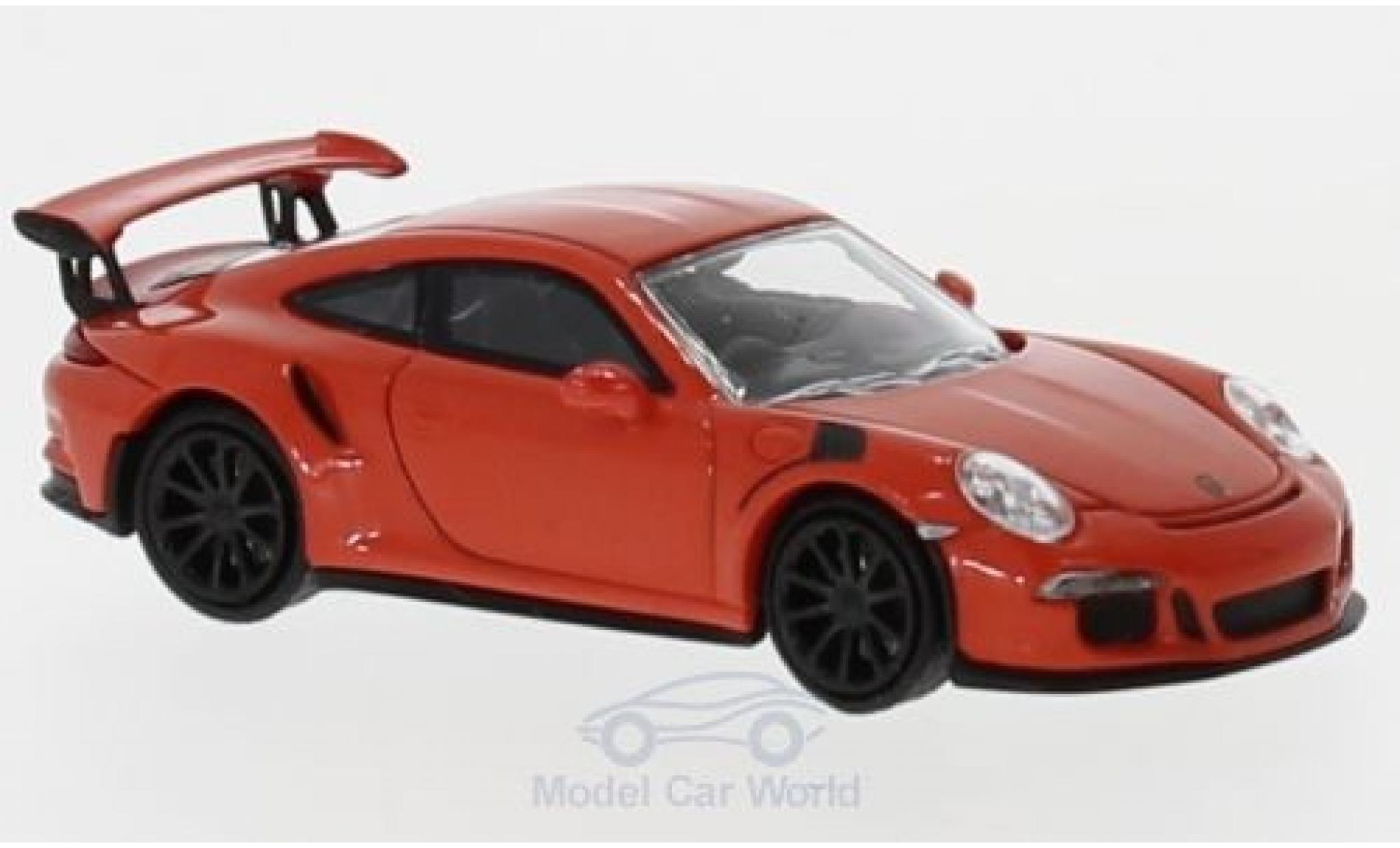 Porsche 991 GT3 RS 1/87 Minichamps 911 GT3 RS oranje 2015 modelauto