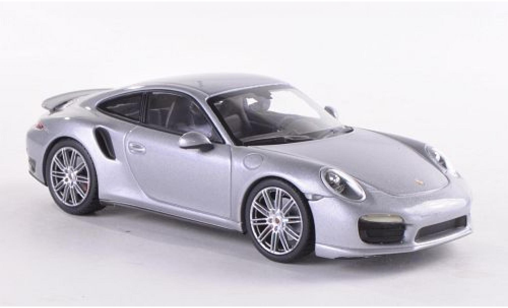 Porsche 991 Turbo 1/43 Minichamps 911 Turbo () grijs 2013 modelauto
