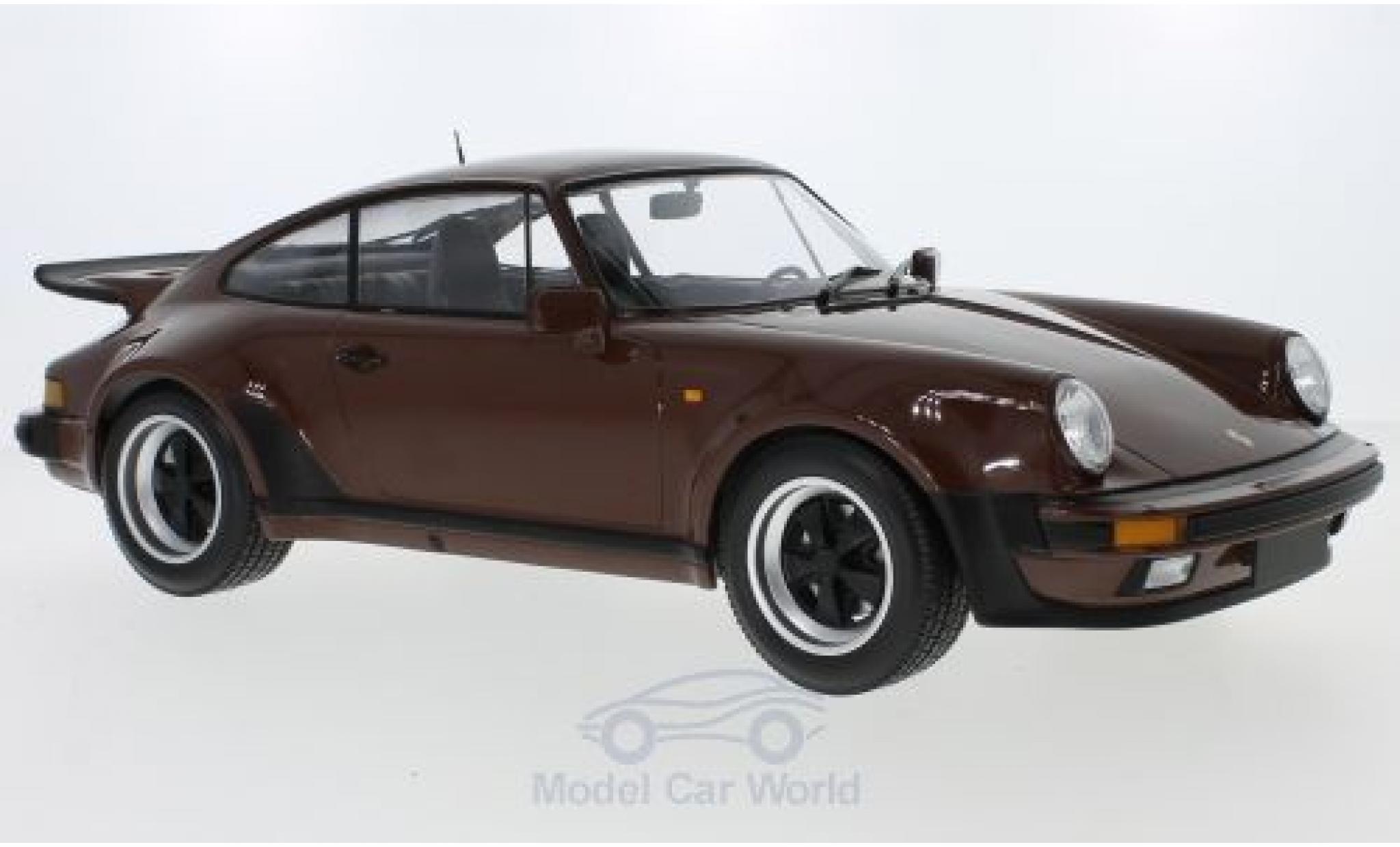 Porsche 930 Turbo 1/12 Minichamps 911 Turbo bruin 1977 modelauto