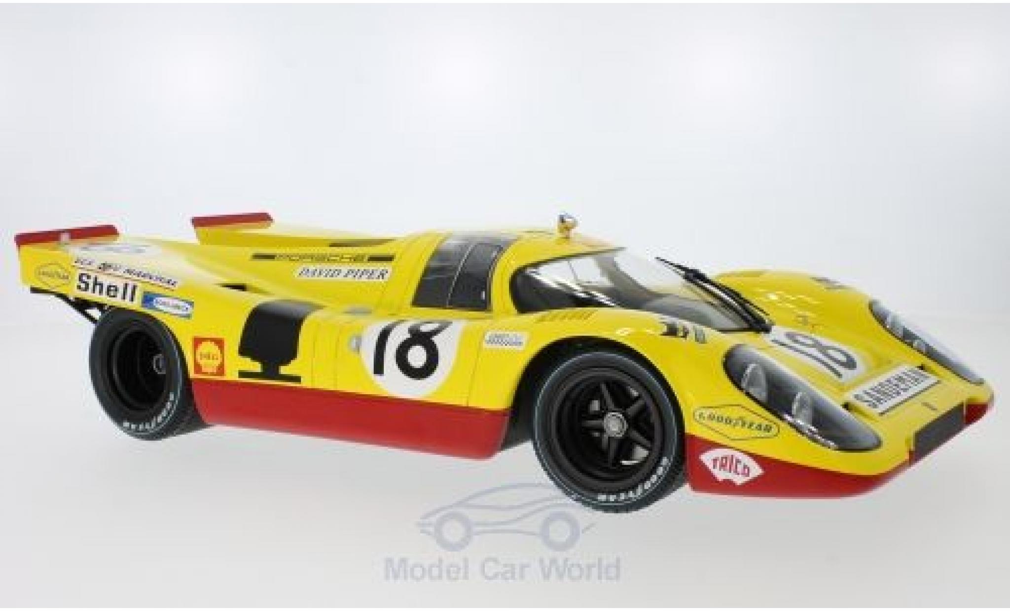 Porsche 917 1970 1/12 Minichamps K No.18 AAW Racing Team With David Piper 24h Le Mans 1970 D.Piper/G.van Lennep modelauto