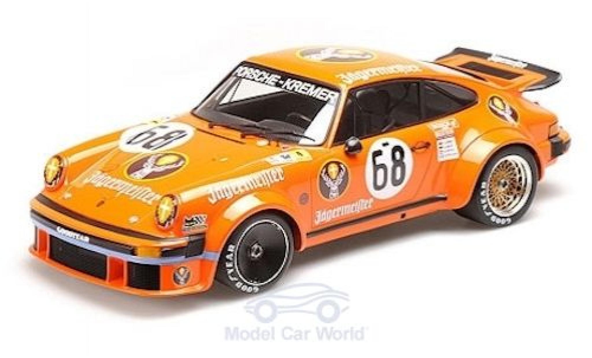 Porsche 934 1978 1/12 Minichamps No.68 -Kremer Racing J&auml;germeister 24h Le Mans 1978 H.Poulain/R.Feitler/G.Holup/E.D&ouml;ren modelauto