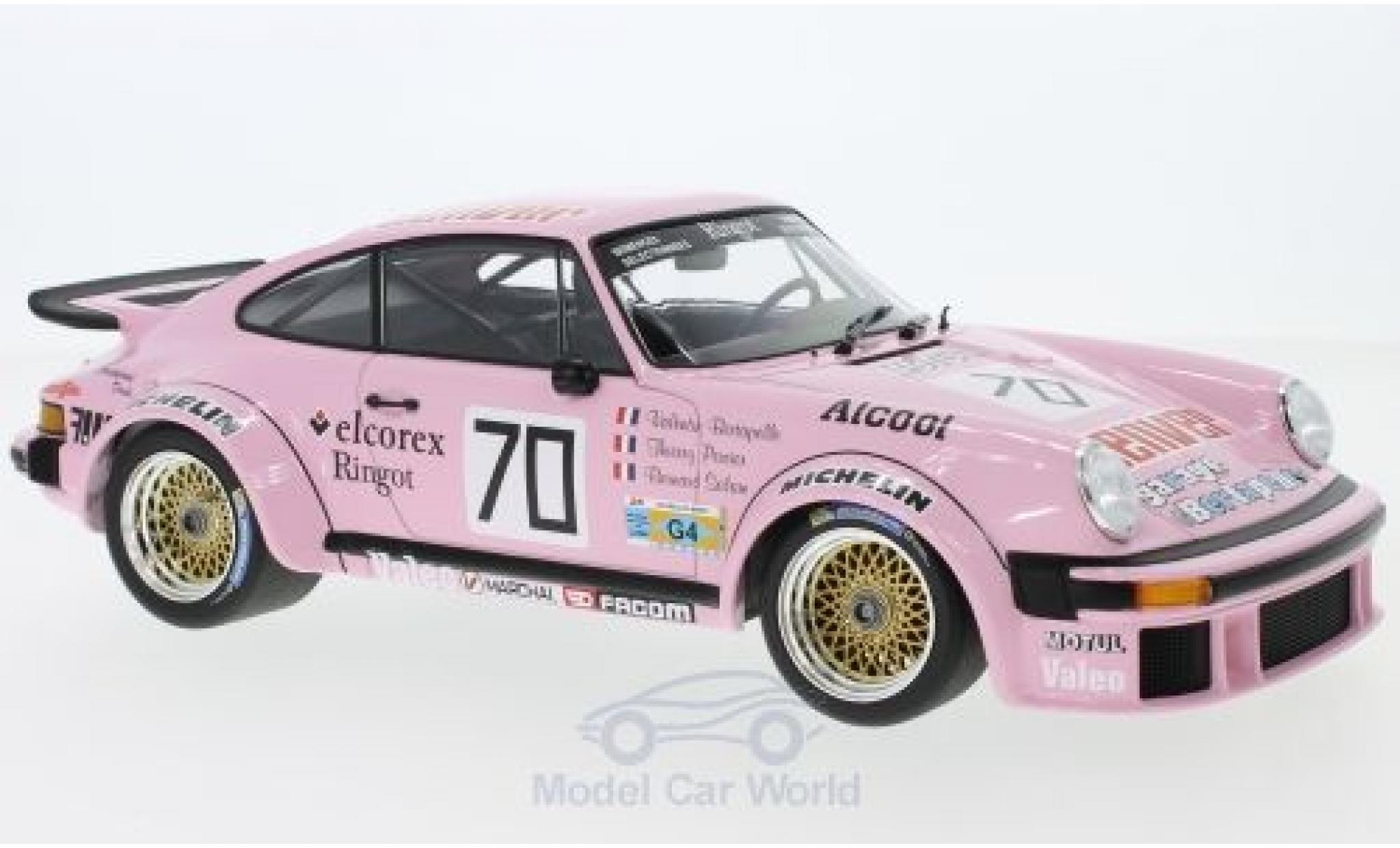 Porsche 934 1981 1/18 Minichamps No.70 Thierry Perrier 24h Le Mans 1981 T.Perrier/V.Bertapelle/B.Salam modelauto