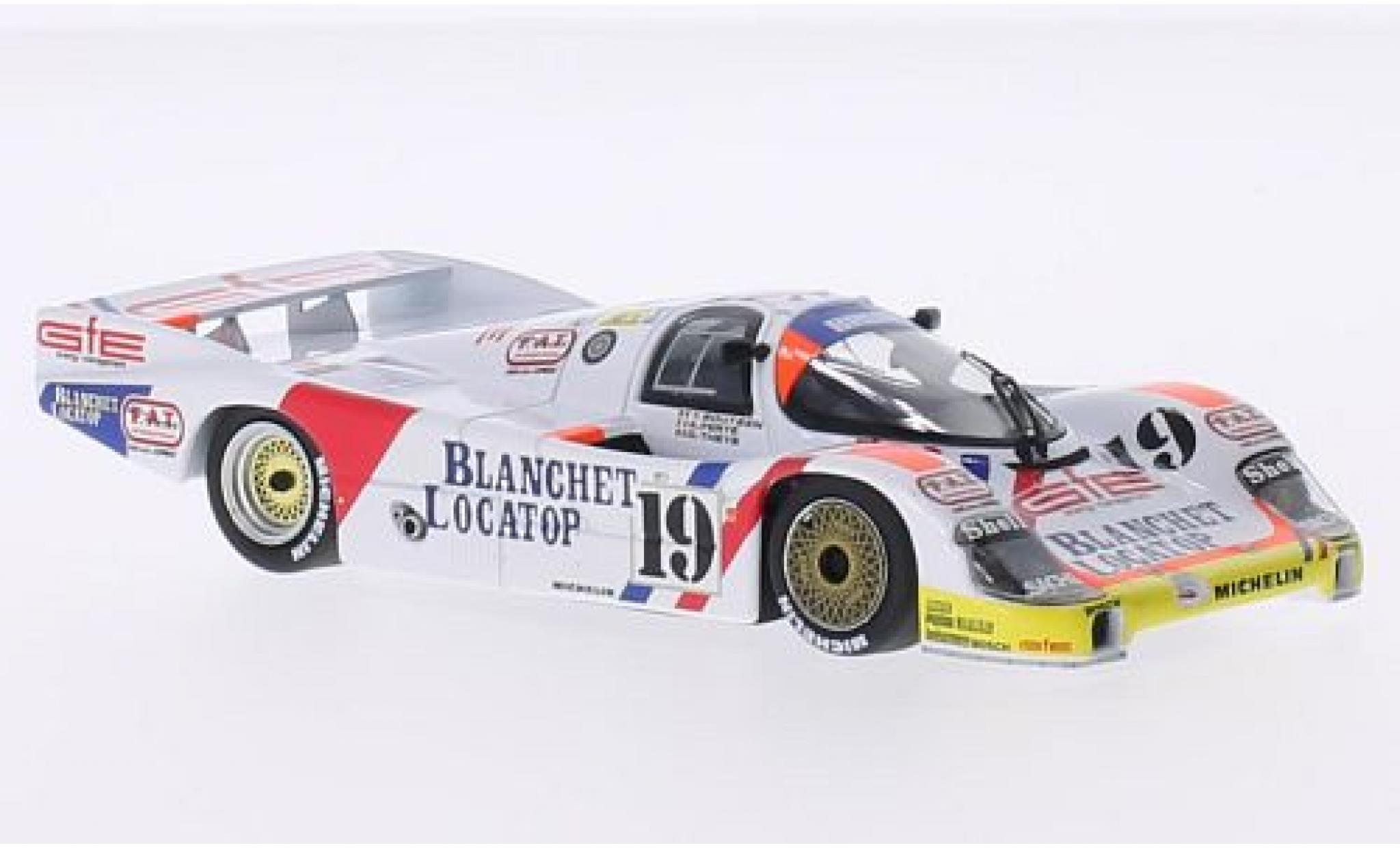 Porsche 956 1986 1/43 Minichamps L No.19 Brun Motorsport Witt Locatop 24h Le Mans 1986 T.Boutsen/D. Theys/A.Ferte modelauto