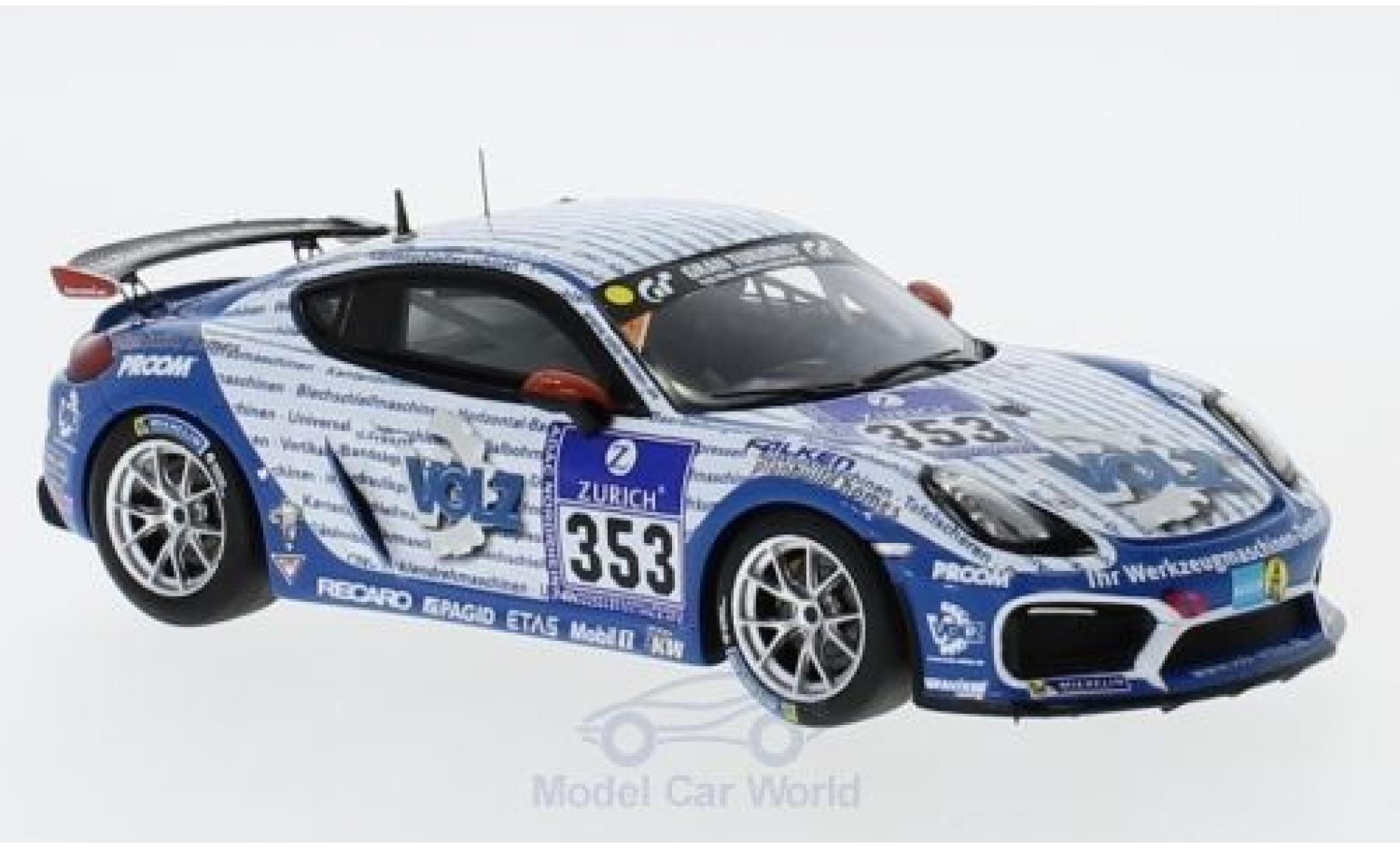 Porsche Cayman GT4 Clubsport 1/43 Minichamps GT4 Clubsport No.353 Mathol Racing e.V 24h N&uuml;rburgring 2016 M.Keilwerth/V.Wawer/R.Thomsen/W.Assmann modelauto