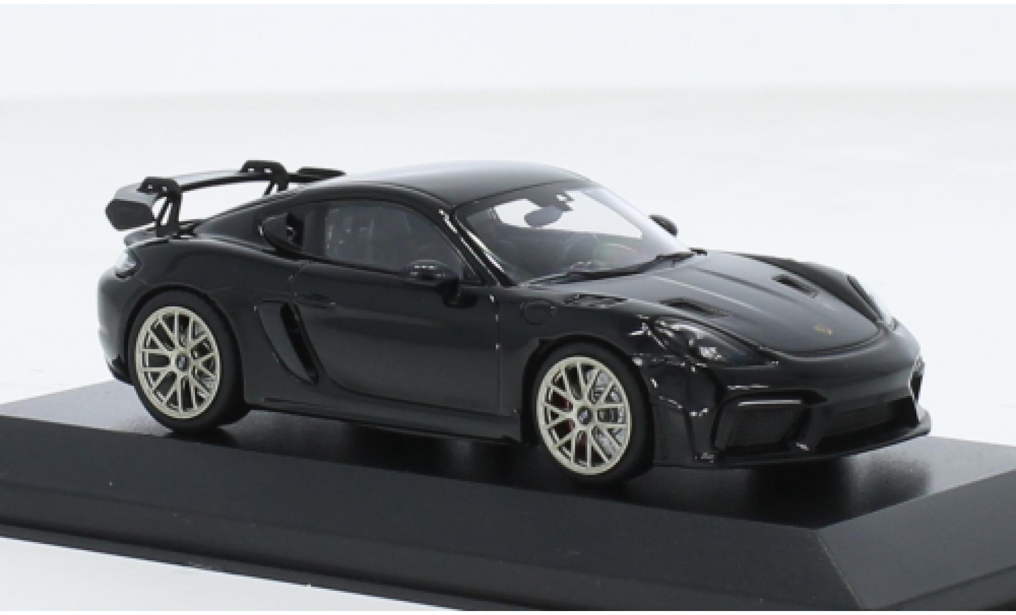 Porsche Cayman GT4 1/43 Minichamps RS zwart 2021 1:43 modelauto